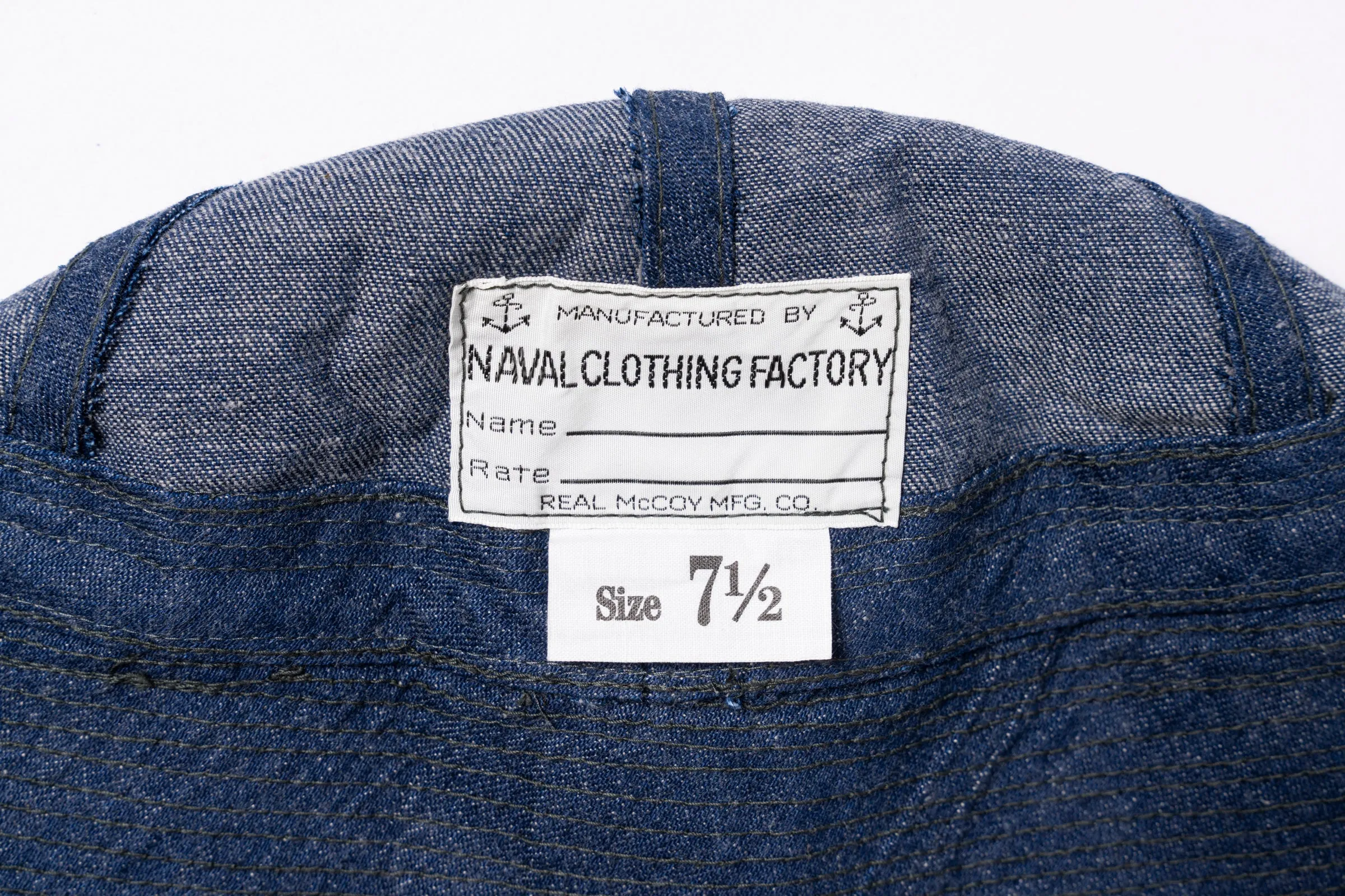 SAILOR HAT / DENIM sold by The Real McCoy's product image thumbnail 3