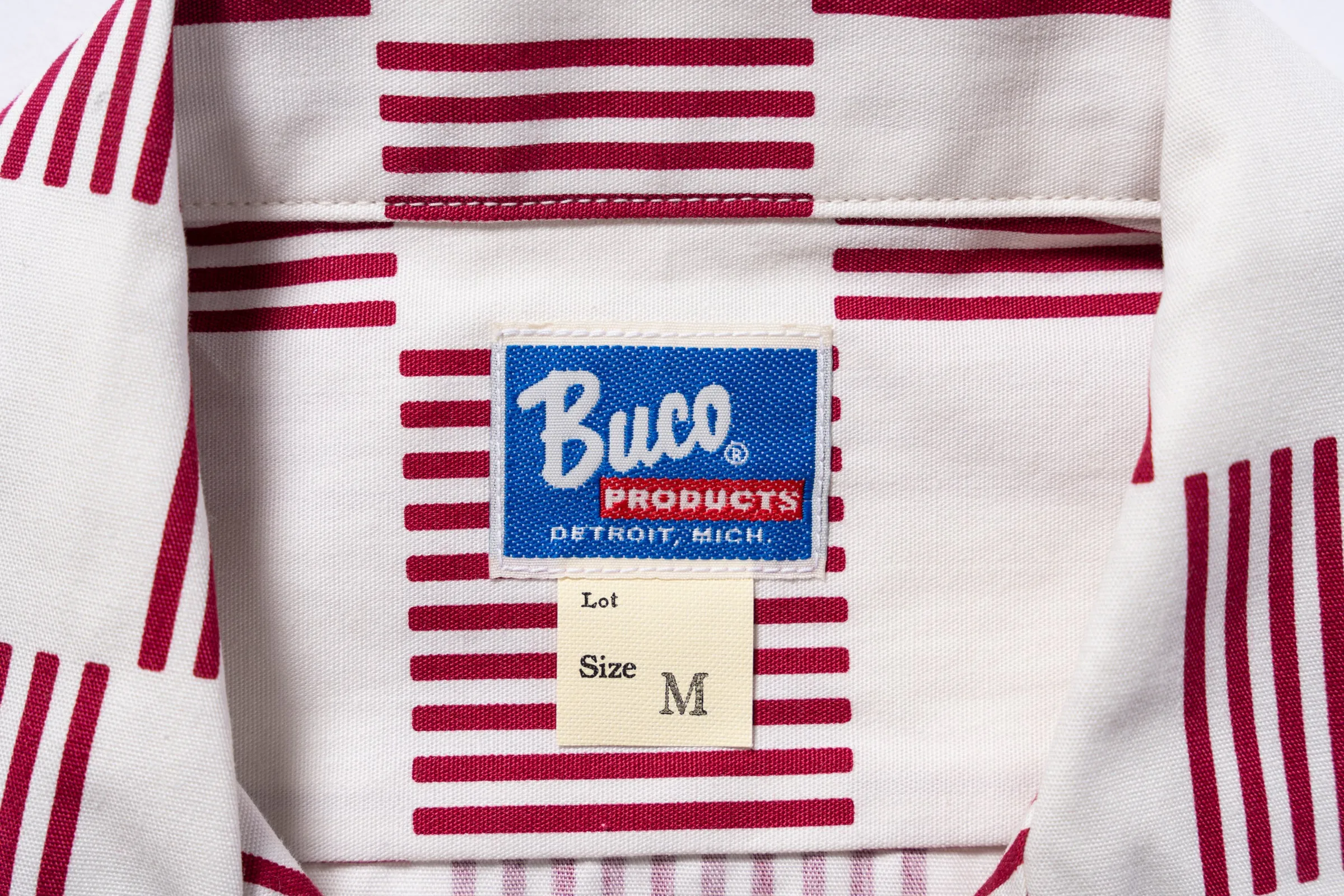 BUCO STRIPED-CHECKERED SHIRT S/S sold by The Real McCoy's product image thumbnail 4