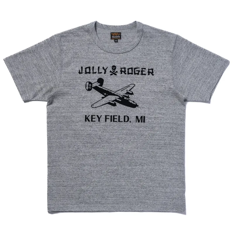 MILITARY TEE / JOLLY ROGER, KEY FIELD sold by The Real McCoy's