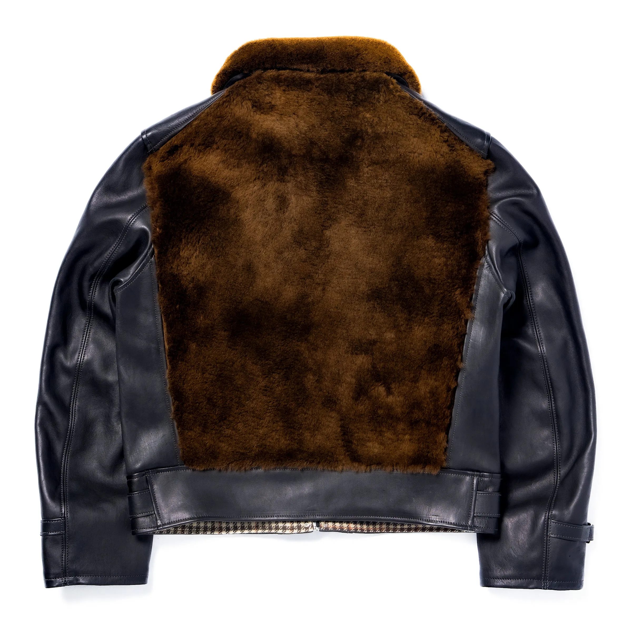 AKLAK GRIZZLY JACKET / BLACK,BROWN sold by The Real McCoy's product image thumbnail 3