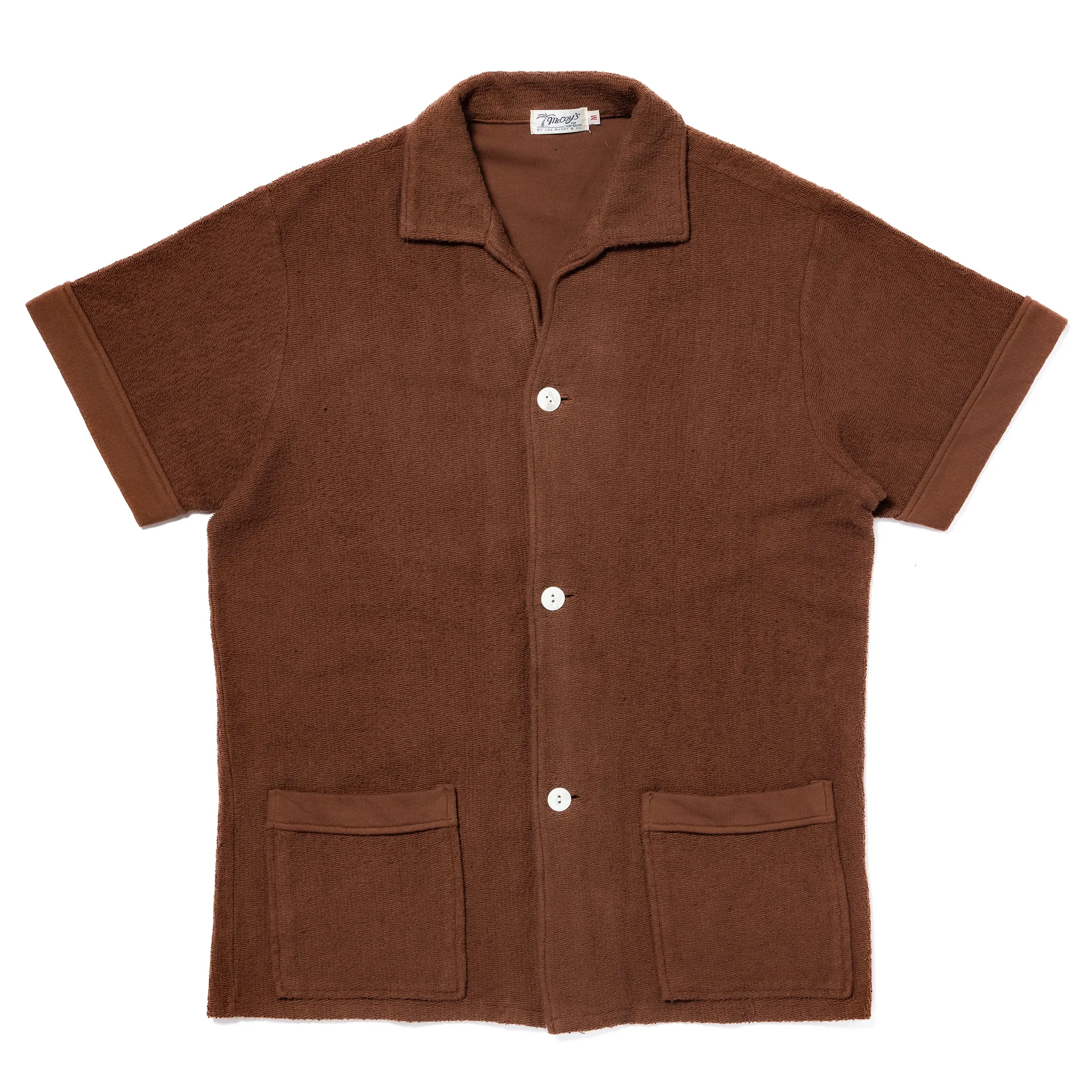 COTTON PILE BEACH SHIRT sold by The Real McCoy's
