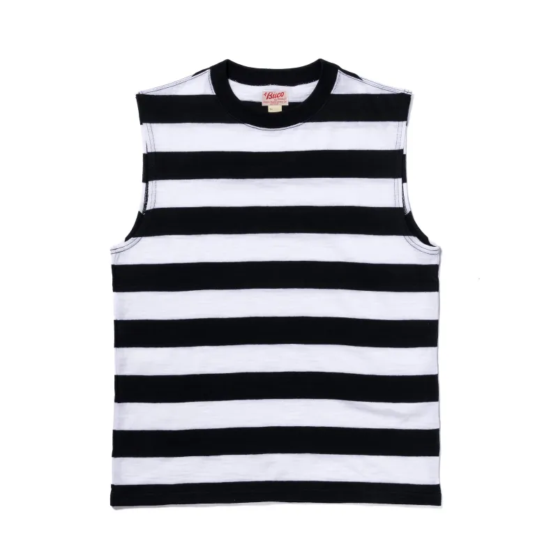 BUCO STRIPE TEE CUT-OFF made by The Real McCoy's