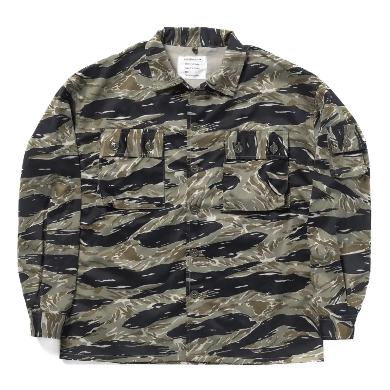 TIGER CAMOUFLAGE SHIRT / TADPOLE made by The Real McCoy's