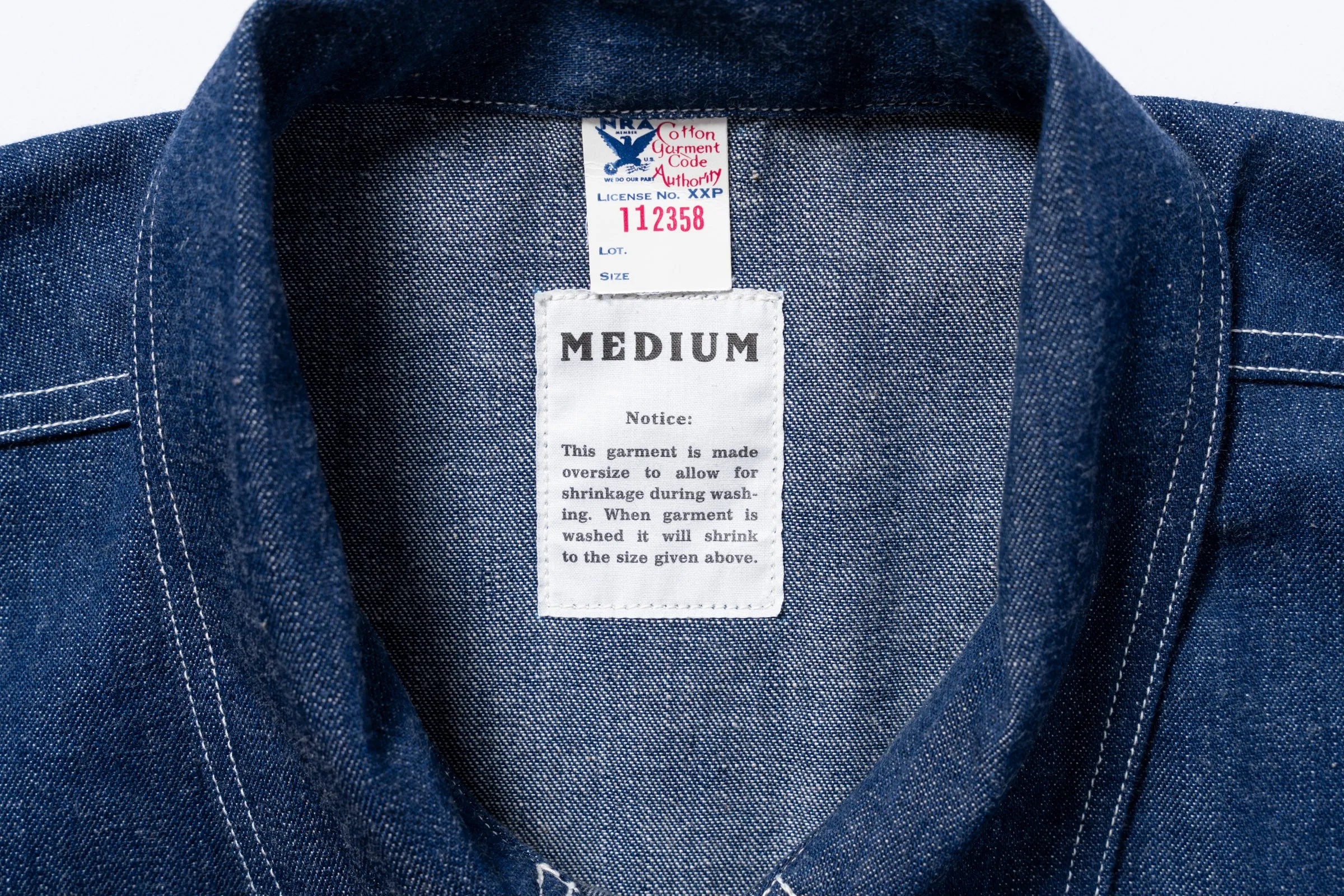 JUMPER, WORKING, DENIM, BLUE sold by The Real McCoy's product image thumbnail 4