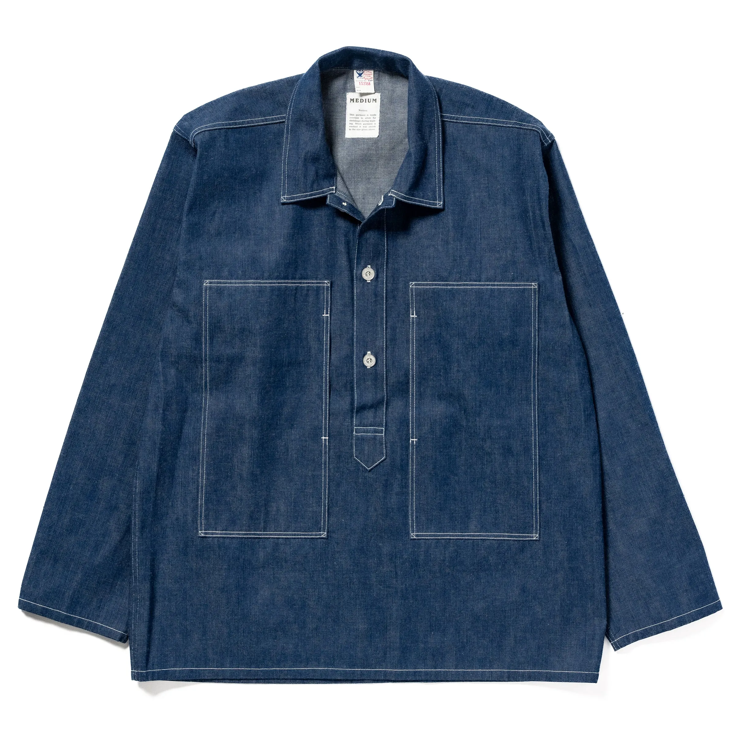 JUMPER, WORKING, DENIM, BLUE sold by The Real McCoy's