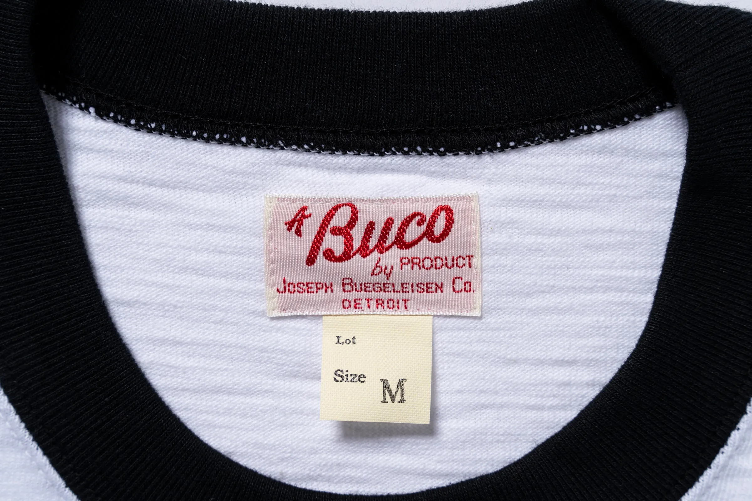 BUCO STRIPED SLEEVE TEE / FLYING WHEEL sold by The Real McCoy's product image thumbnail 4