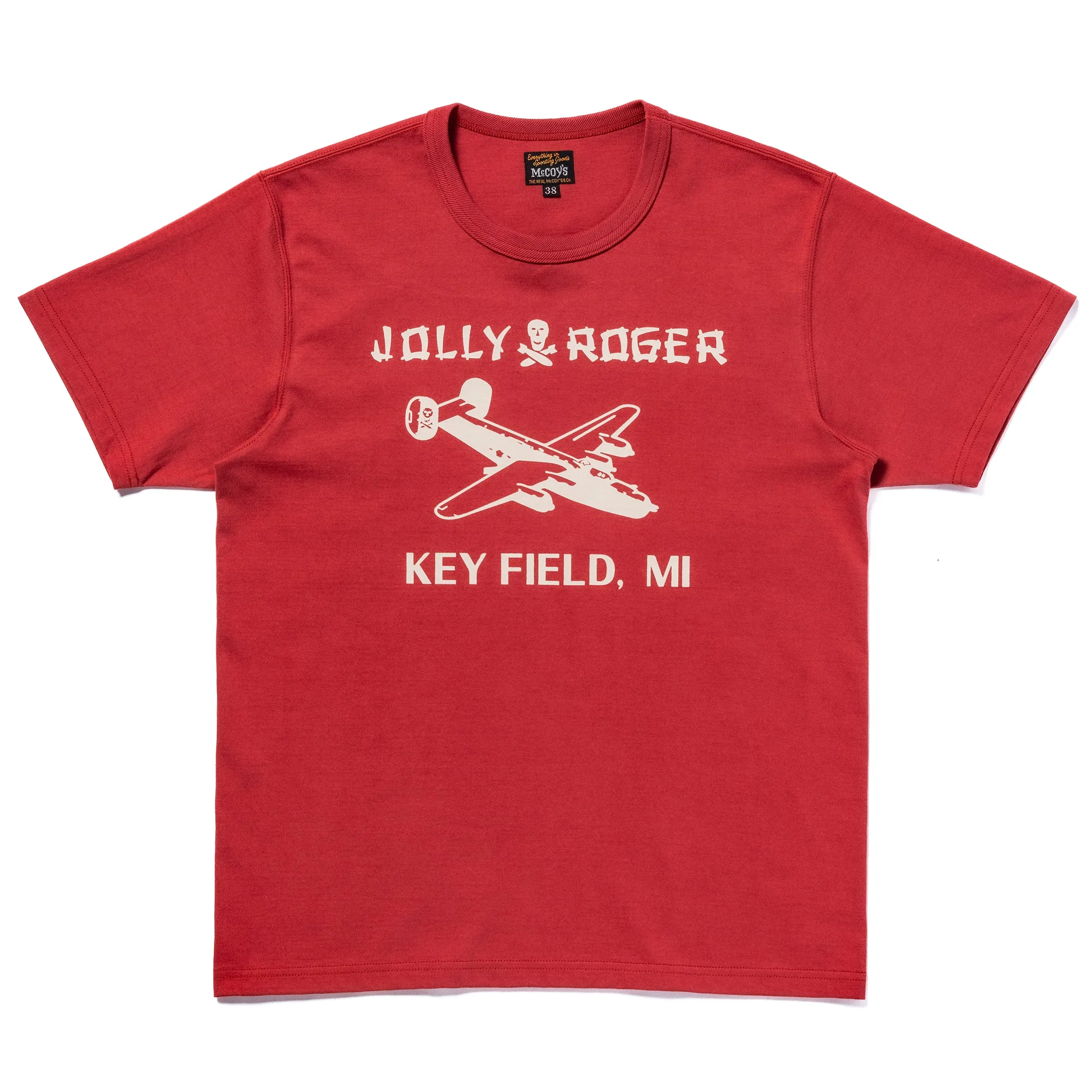 MILITARY TEE / JOLLY ROGER, KEY FIELD sold by The Real McCoy's product image thumbnail 2