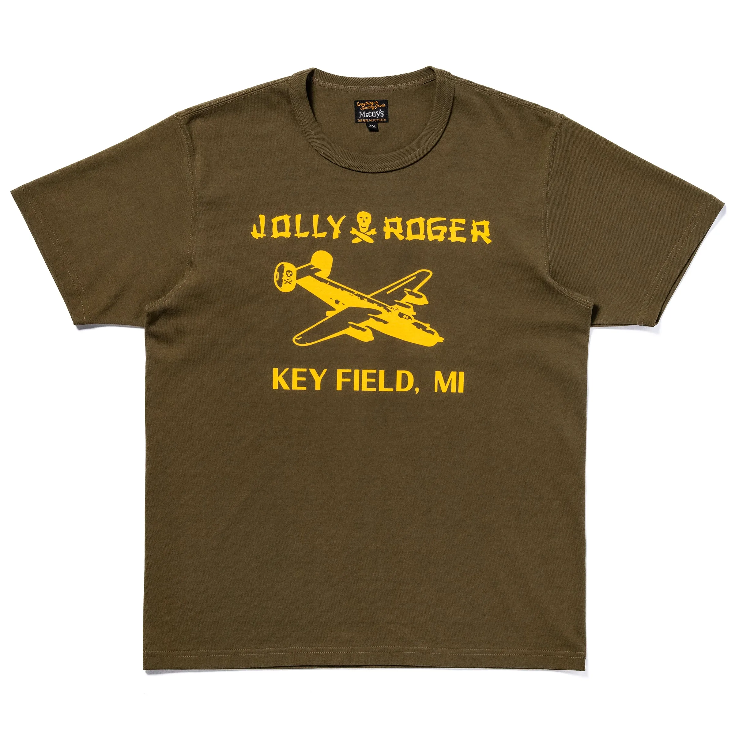 MILITARY TEE / JOLLY ROGER, KEY FIELD sold by The Real McCoy's product image thumbnail 2
