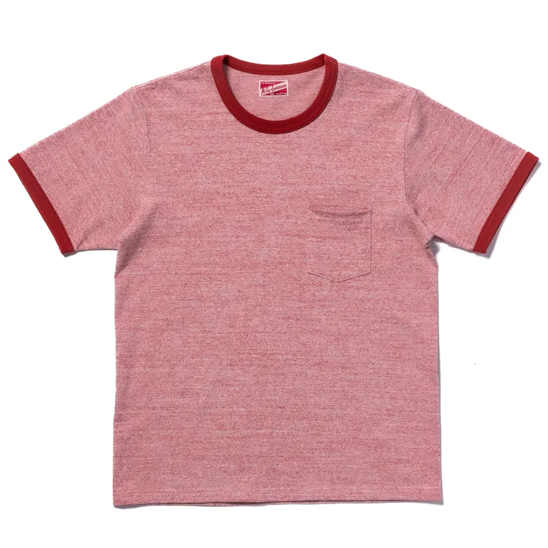 POCKET TEE / HEATHER COLOR, RINGER sold by The Real McCoy's