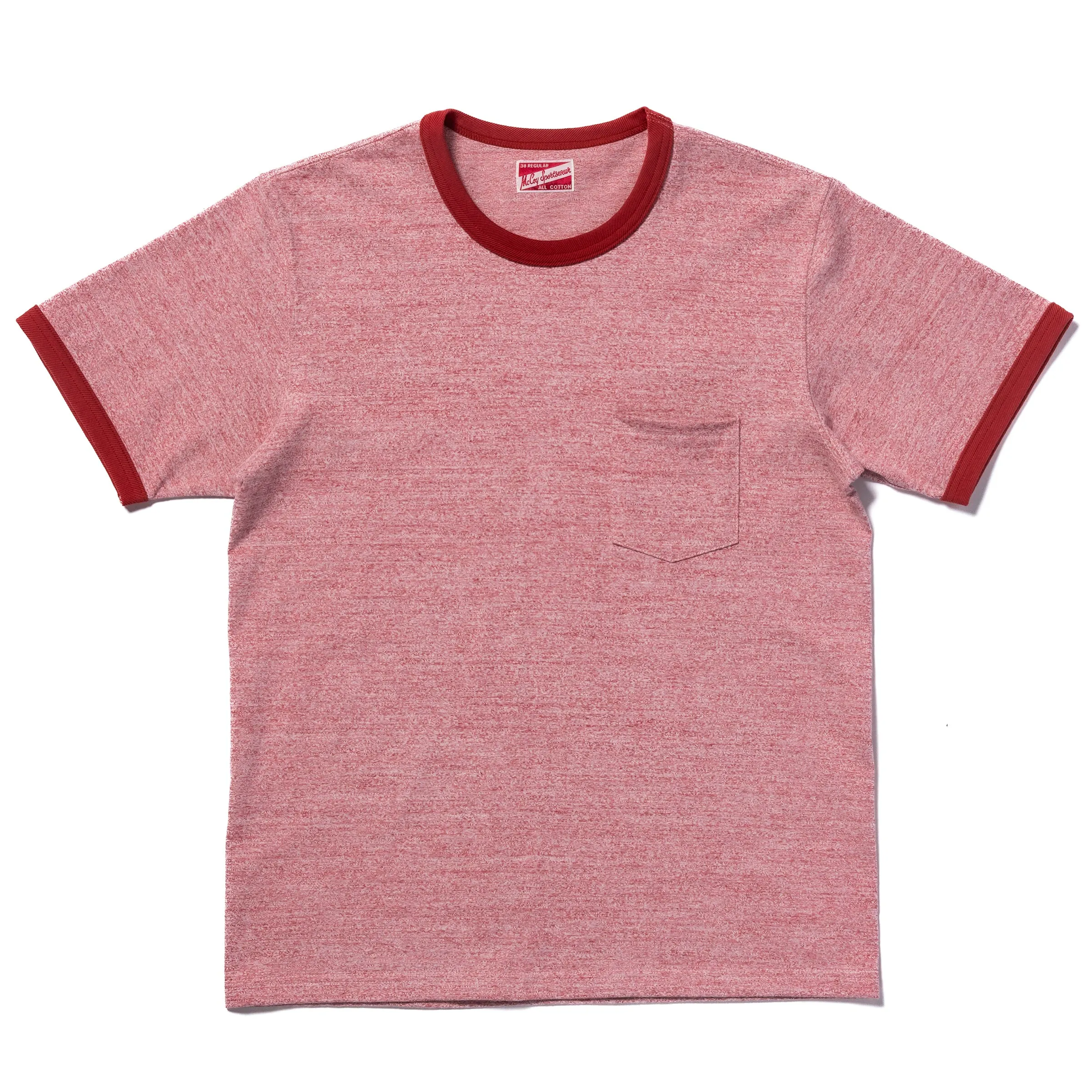 POCKET TEE / HEATHER COLOR, RINGER sold by The Real McCoy's