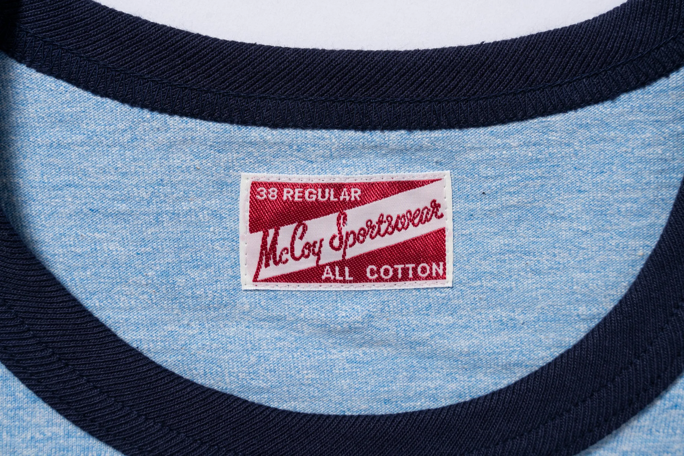 POCKET TEE / HEATHER COLOR, RINGER sold by The Real McCoy's product image thumbnail 4