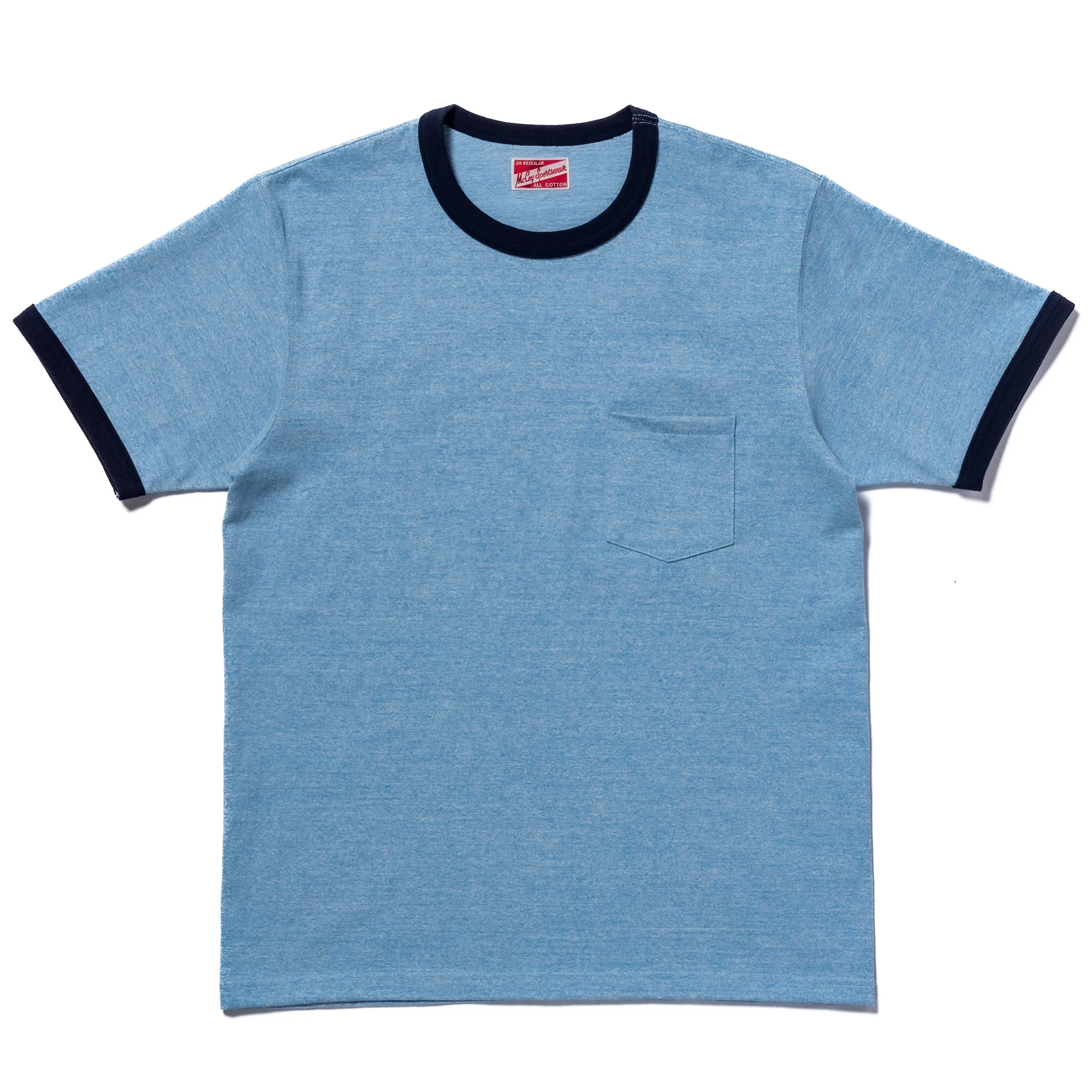 POCKET TEE / HEATHER COLOR, RINGER sold by The Real McCoy's