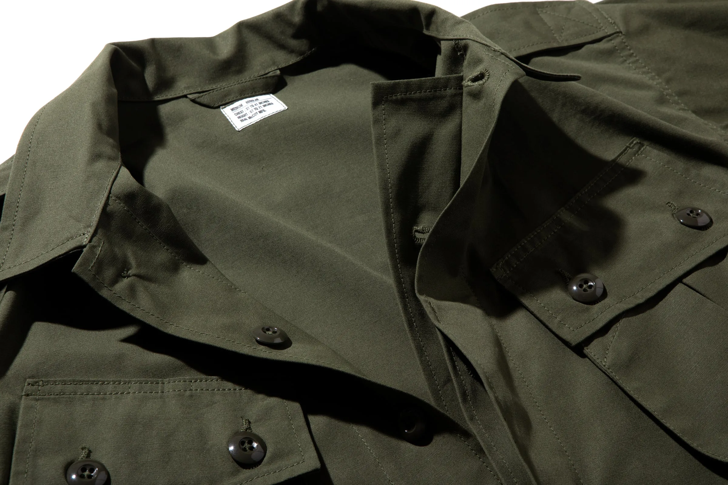 COAT, MAN'S, COMBAT, TROPICAL - One Wash sold by The Real McCoy's product image thumbnail 3