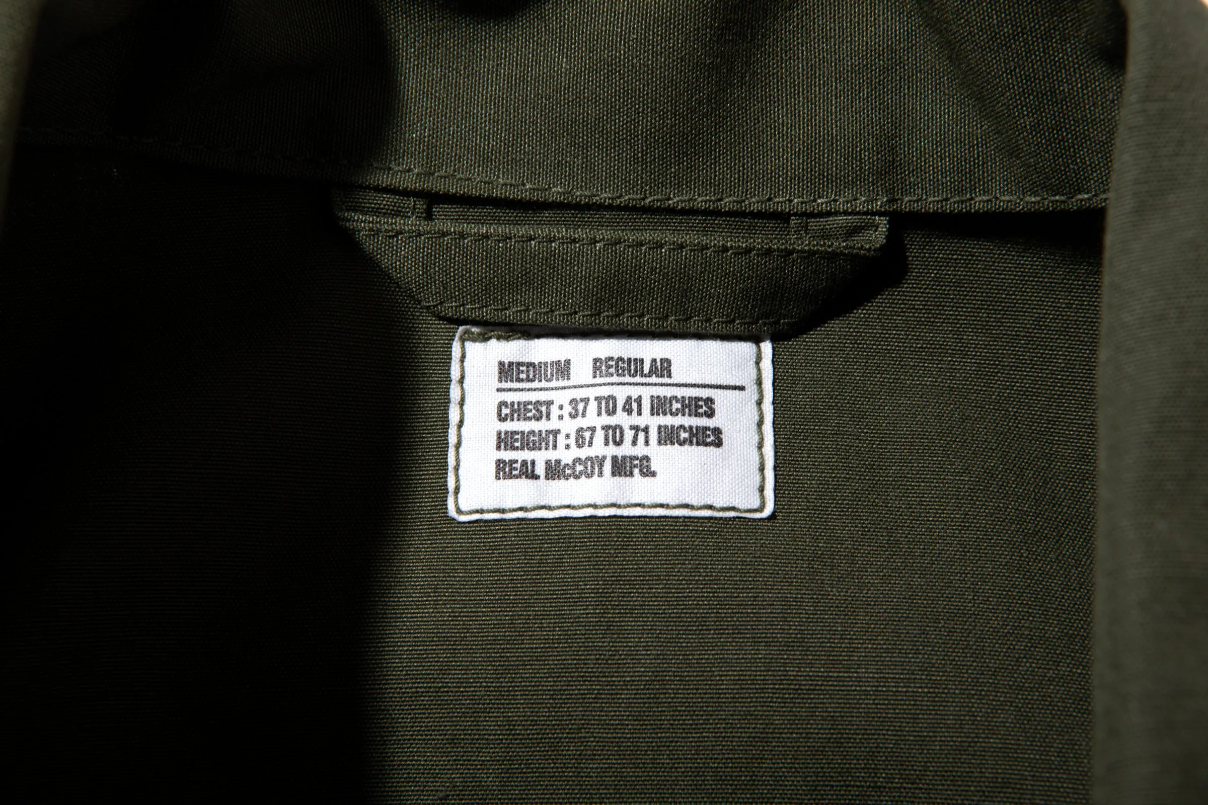 COAT, MAN'S, COMBAT, TROPICAL - One Wash sold by The Real McCoy's product image thumbnail 5