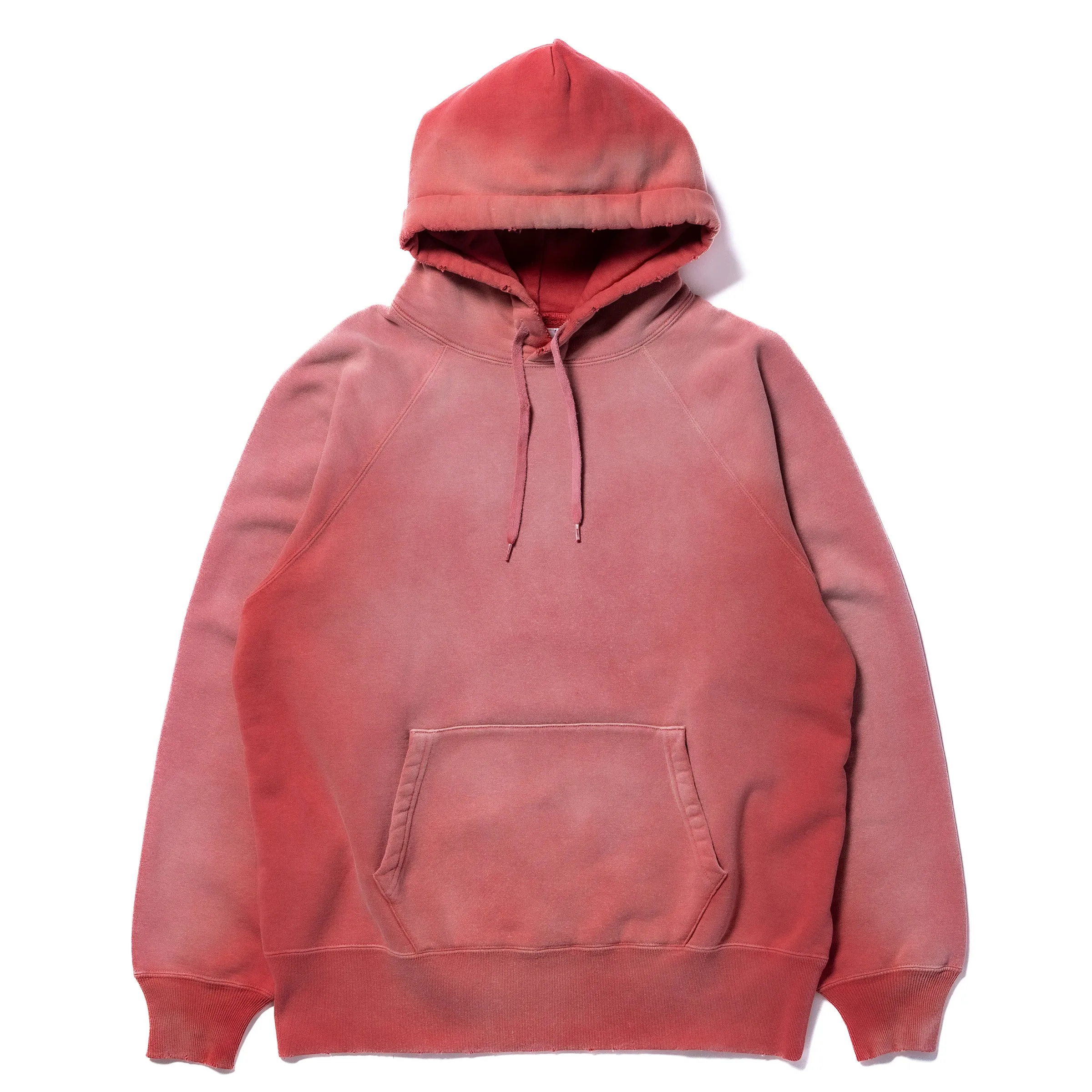 9 OZ. LOOPWHEEL RAGLAN HOODED SWEATSHIRT / FADED sold by The Real McCoy's