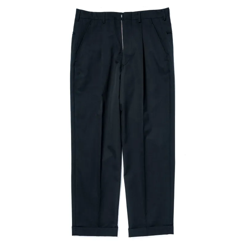SINGLE-PLEAT WOOL TROUSERS sold by The Real McCoy's