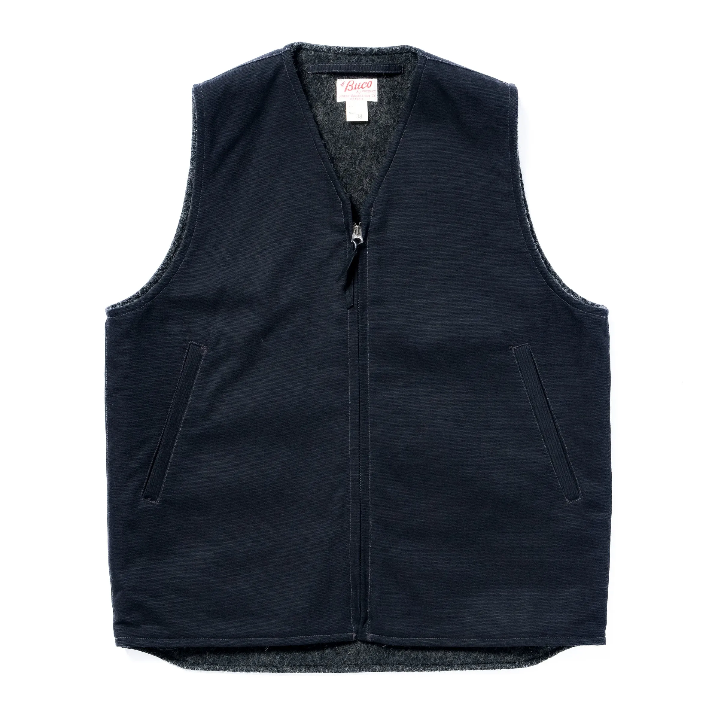 BUCO COTTON CANVAS RIDING VEST sold by The Real McCoy's product image thumbnail 2