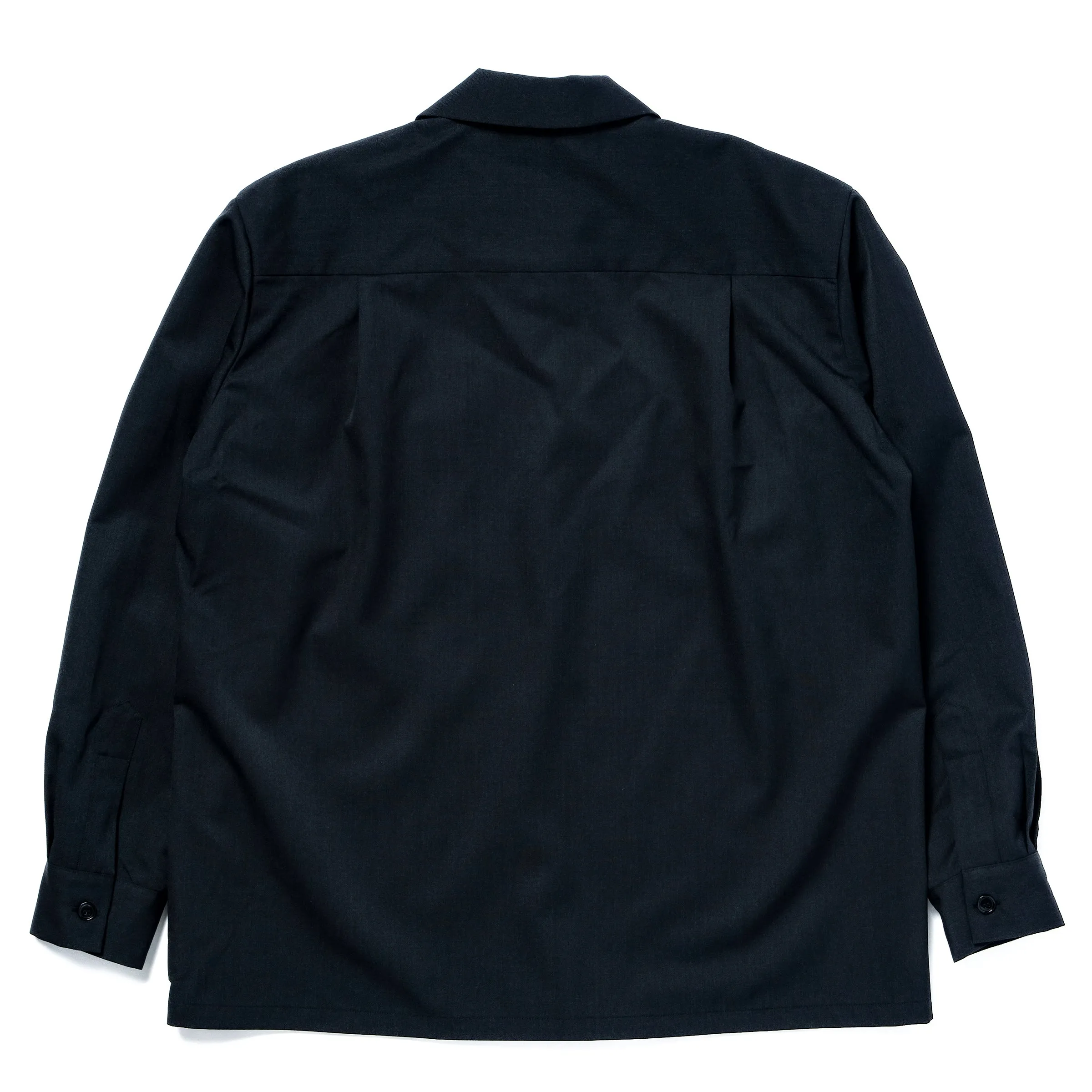OPEN-COLLAR WOOL SHIRT sold by The Real McCoy's product image thumbnail 3