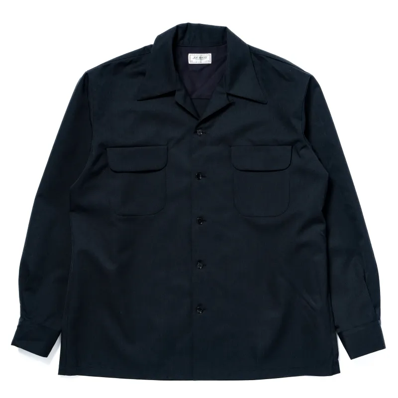 OPEN-COLLAR WOOL SHIRT sold by The Real McCoy's