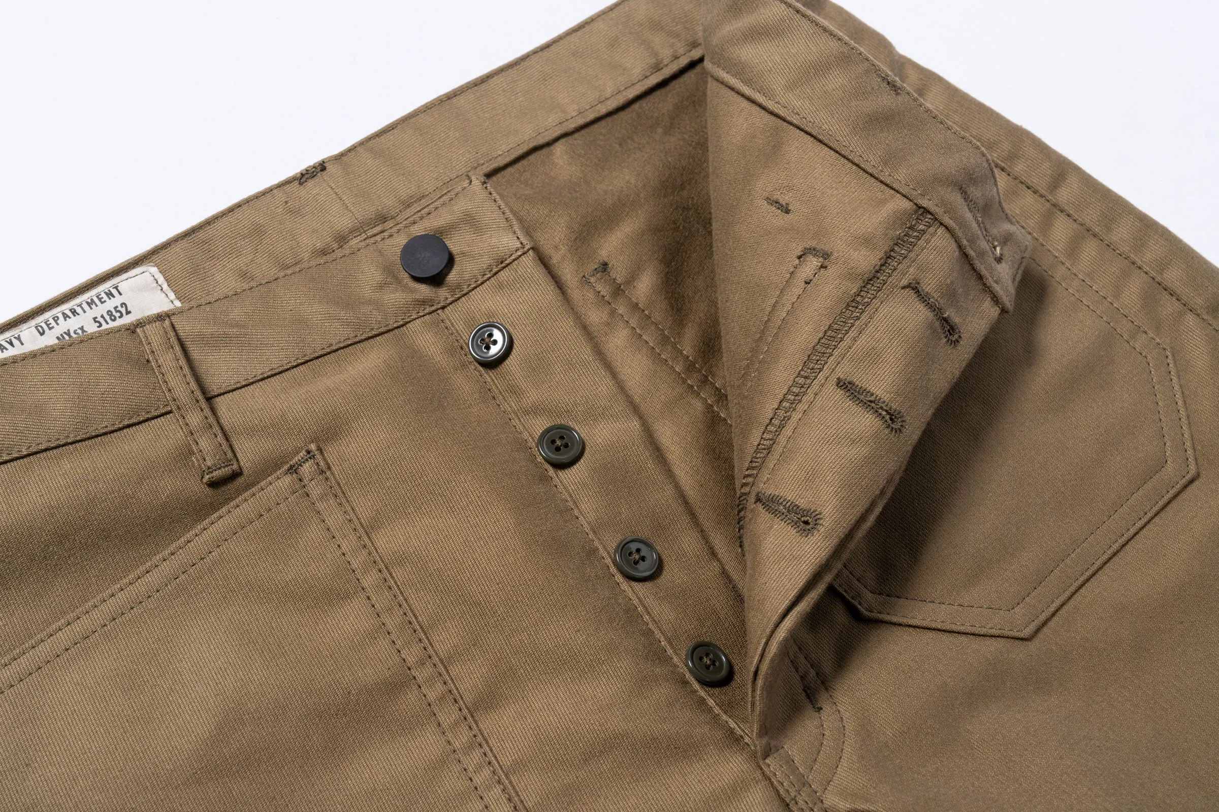 U.S.N. N-1 TROUSERS MODIFY / KHAKI sold by The Real McCoy's product image thumbnail 5