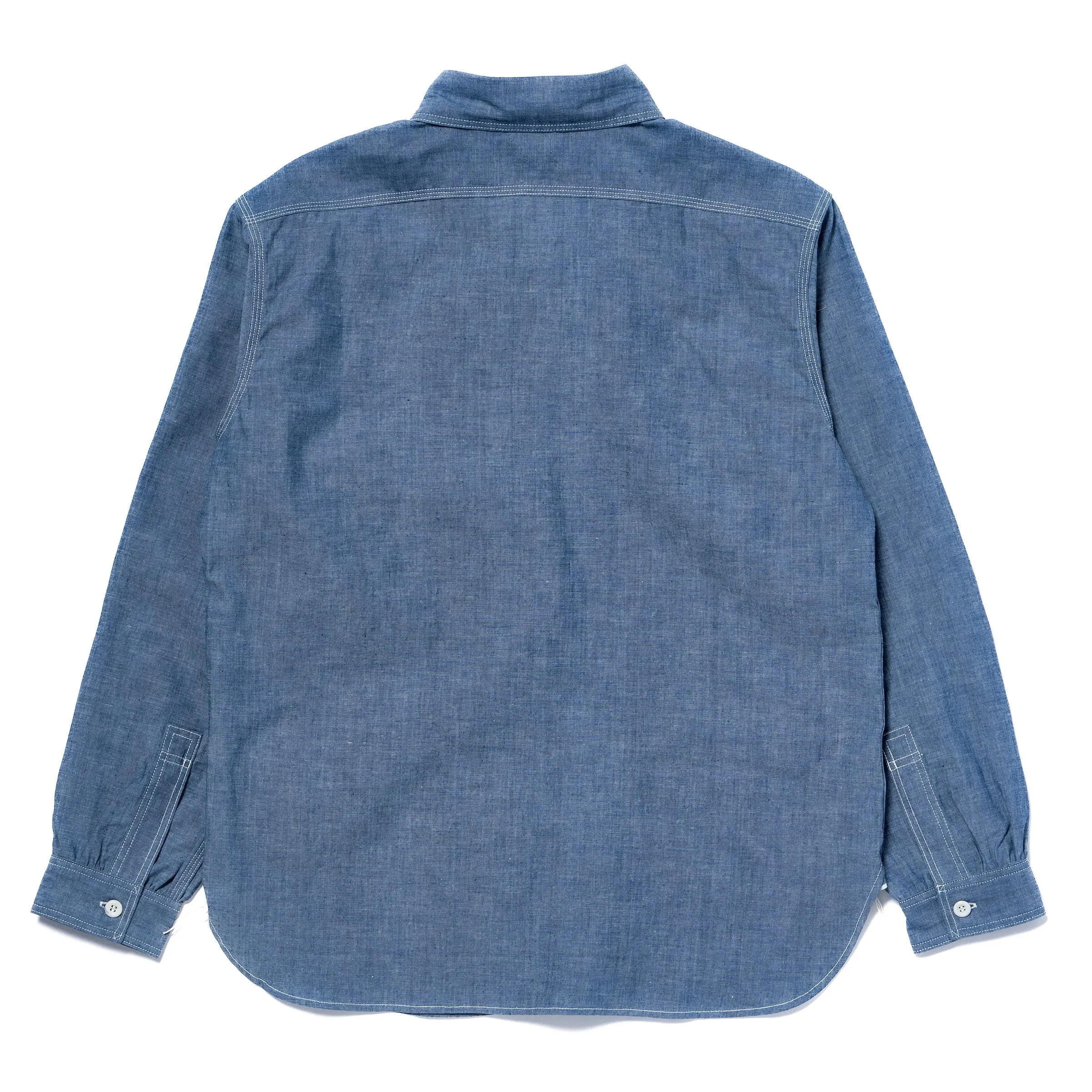 8HU CHAMBRAY SERVICEMAN WORK SHIRT sold by The Real McCoy's product image thumbnail 3
