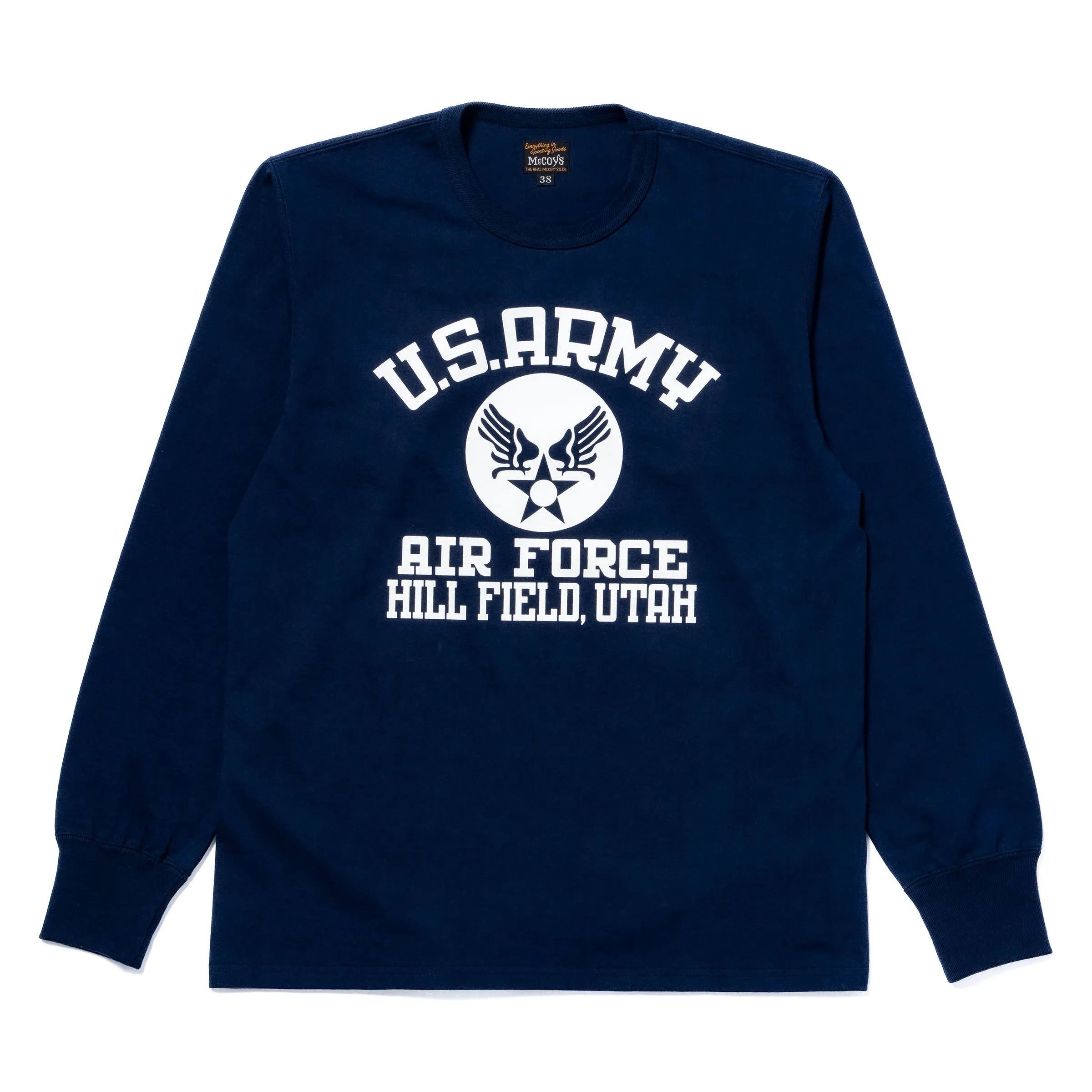 MILITARY L/S TEE / U.S. ARMY AIR FORCE, HILL FIELD sold by The Real McCoy's product image thumbnail 2