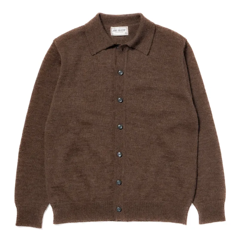 ALPACA COLLAR KNIT CARDIGAN sold by The Real McCoy's