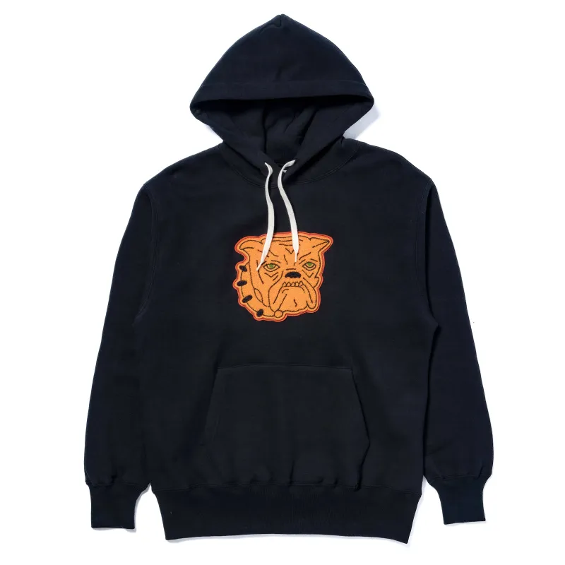 LOOPWHEEL HOODED SWEATSHIRT / BULLDOGS made by The Real McCoy's