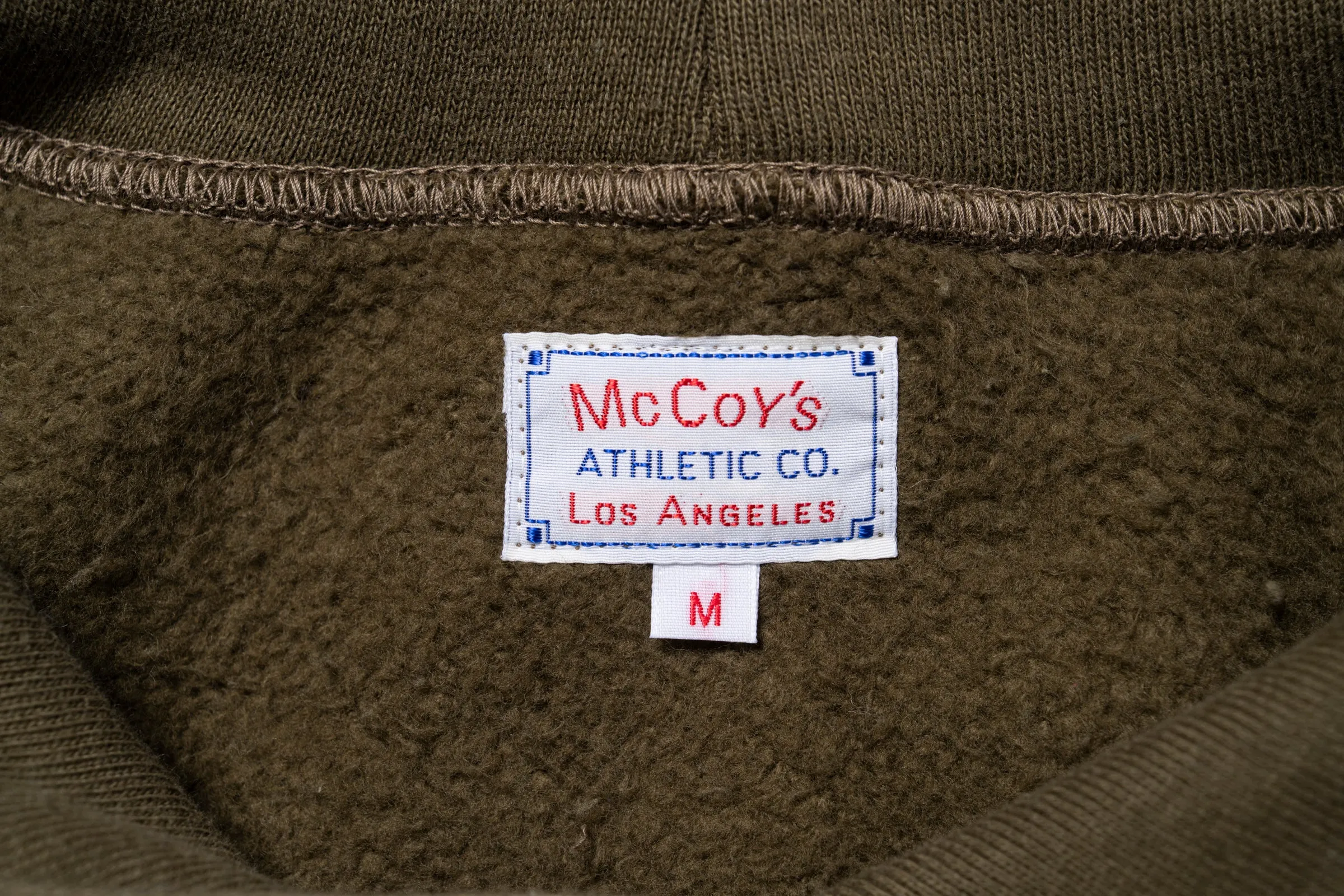 10 OZ. LOOPWHEEL HOODED SWEATSHIRT sold by The Real McCoy's product image thumbnail 4