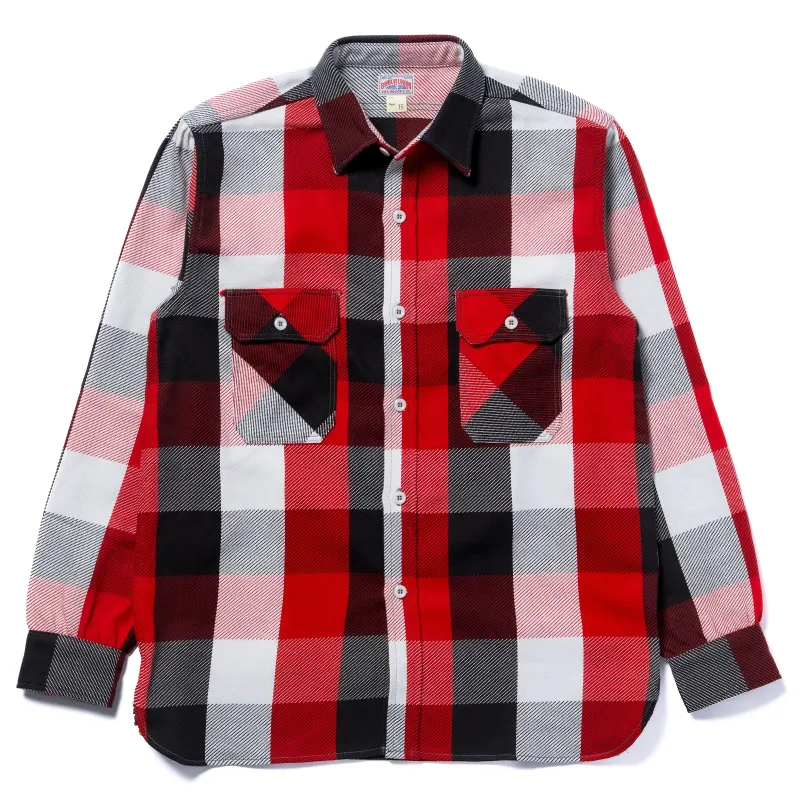 8HU LUMBERJACK BLOCK CHECK FLANNEL SHIRT sold by The Real McCoy's