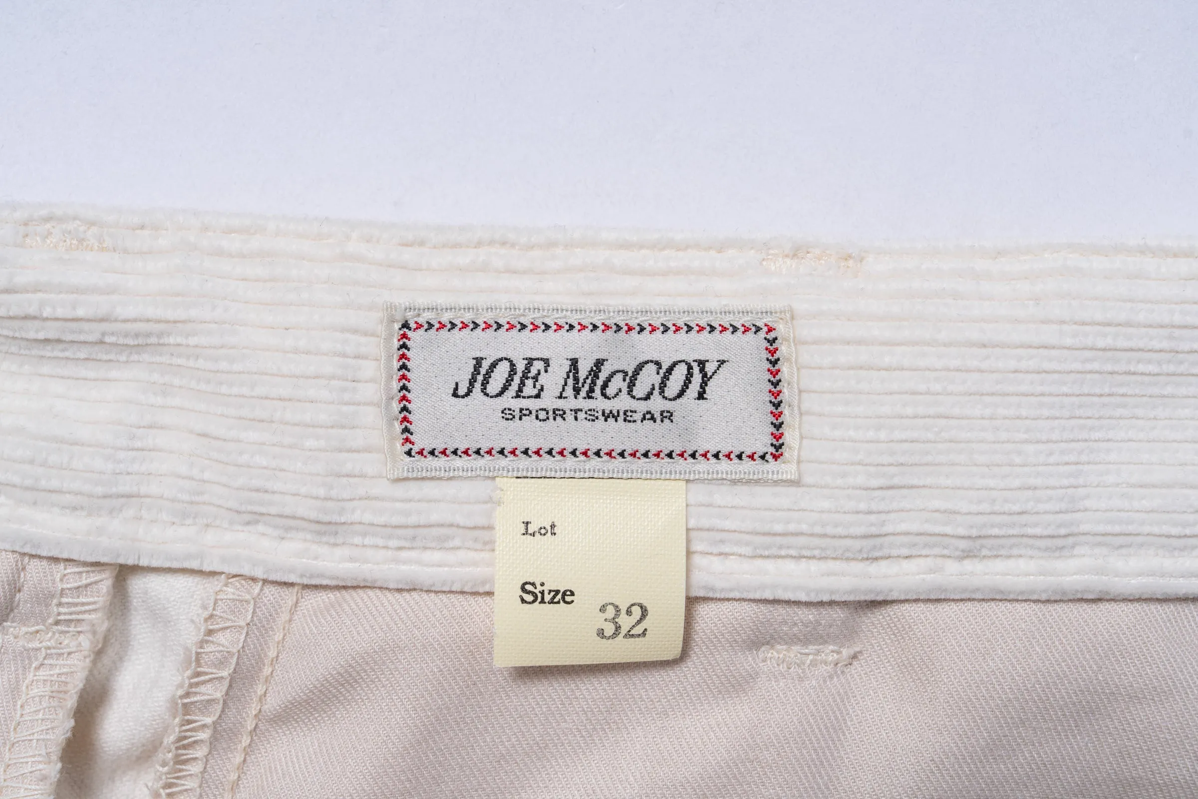 DOUBLE-PLEAT CORDUROY TROUSERS sold by The Real McCoy's product image thumbnail 4