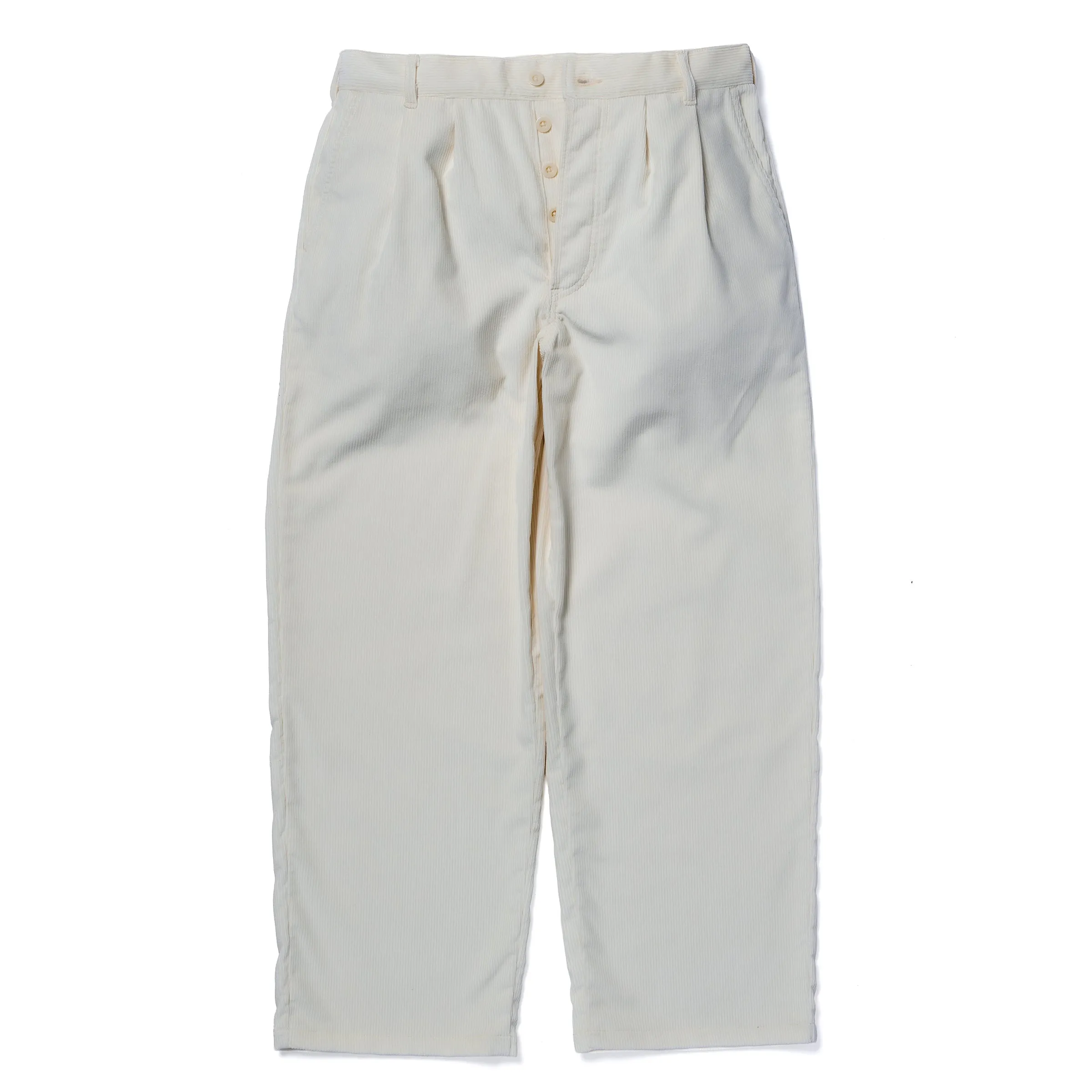 DOUBLE-PLEAT CORDUROY TROUSERS sold by The Real McCoy's