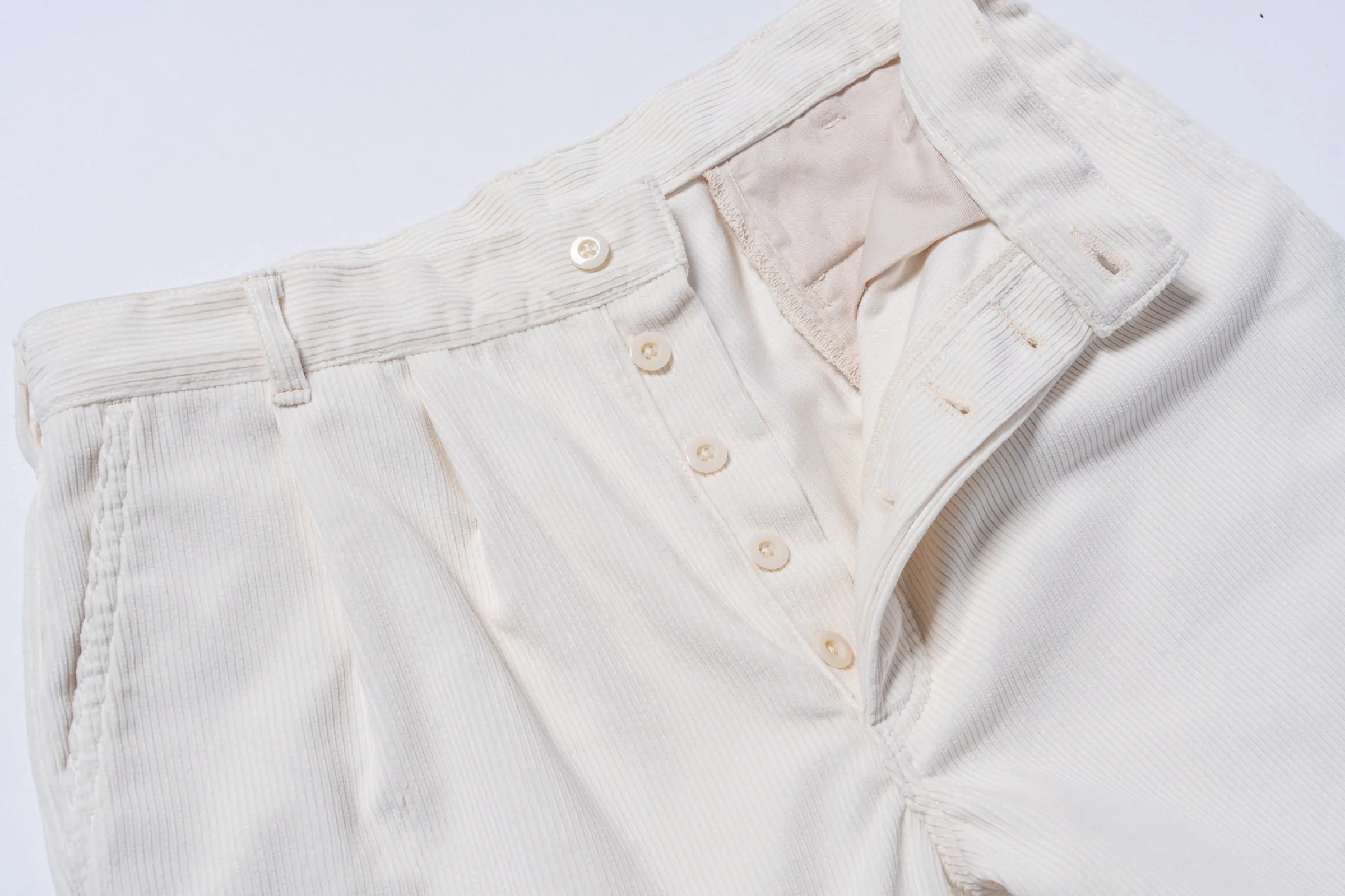 DOUBLE-PLEAT CORDUROY TROUSERS sold by The Real McCoy's product image thumbnail 5