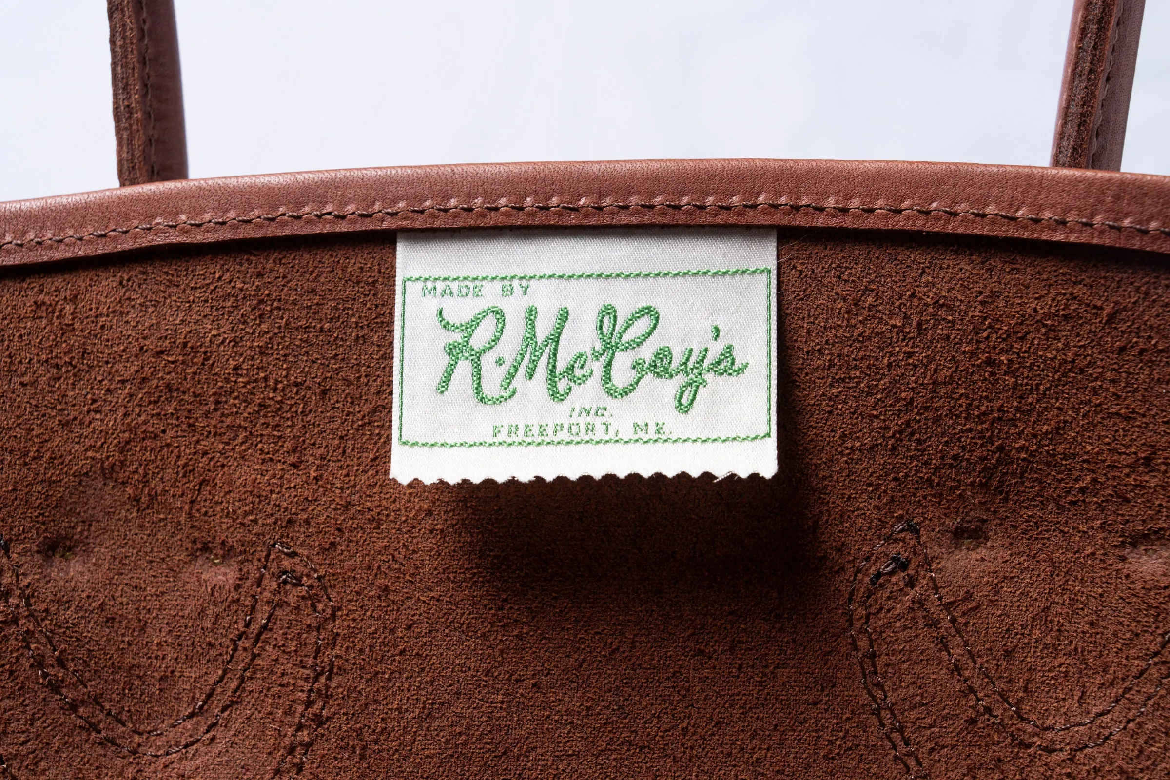 LEATHER TOTE HANDBAG sold by The Real McCoy's product image thumbnail 3