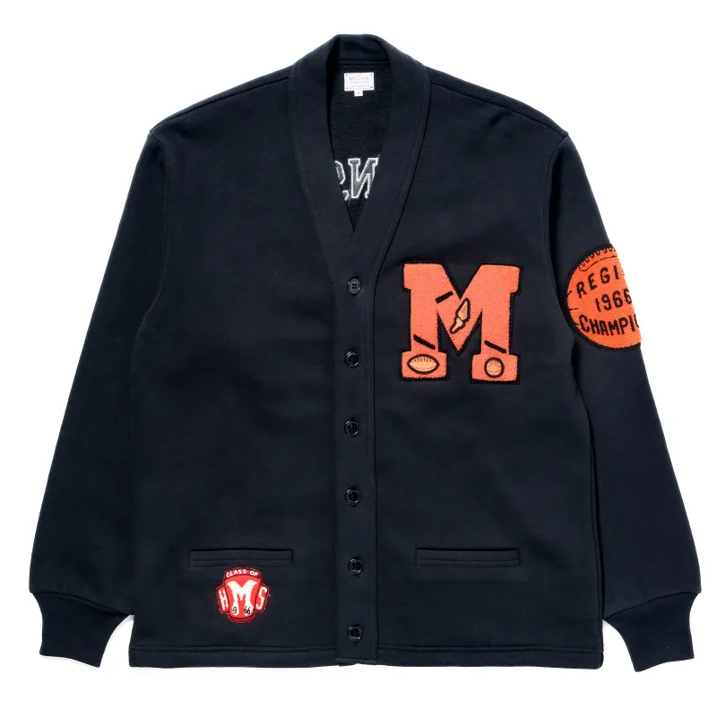 LOOPWHEEL SWEATSHIRT CARDIGAN / BULLDOGS sold by The Real McCoy's