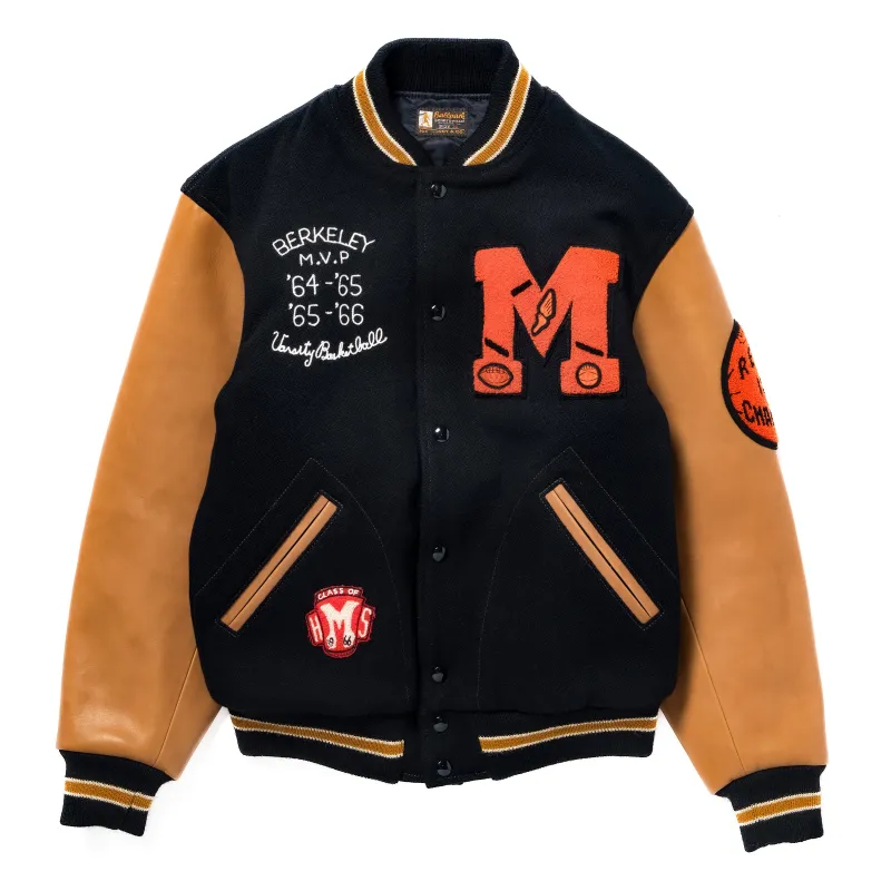 WOOL VARSITY JACKET / BULLDOGS made by The Real McCoy's