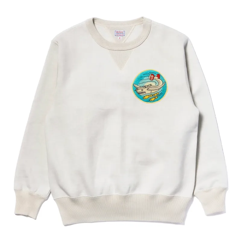 MILITARY PRINT SWEATSHIRT / JOLLY ROGER sold by The Real McCoy's