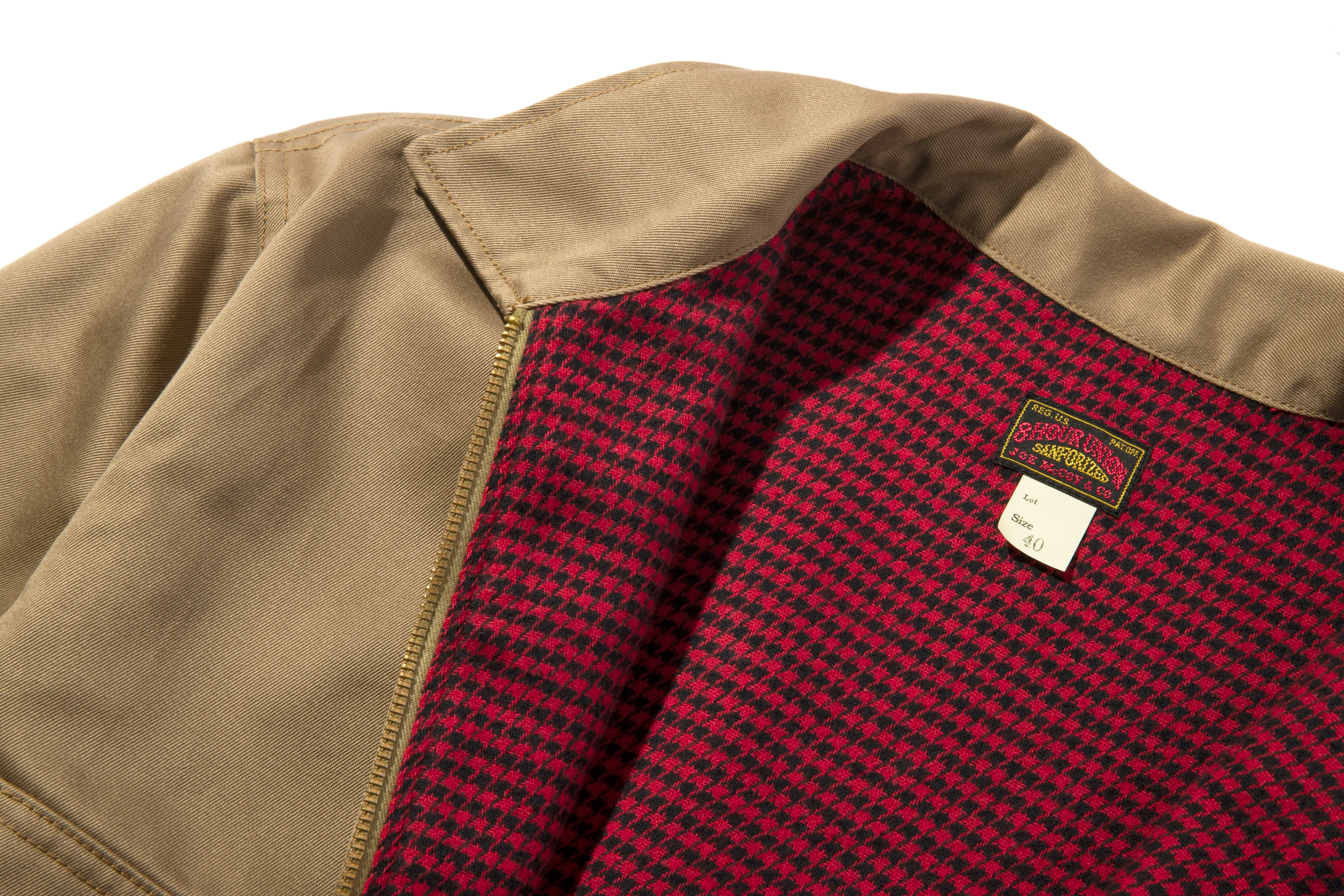 8HU HEAVY COTTON DRILL F/Z WORK JACKET sold by The Real McCoy's product image thumbnail 4