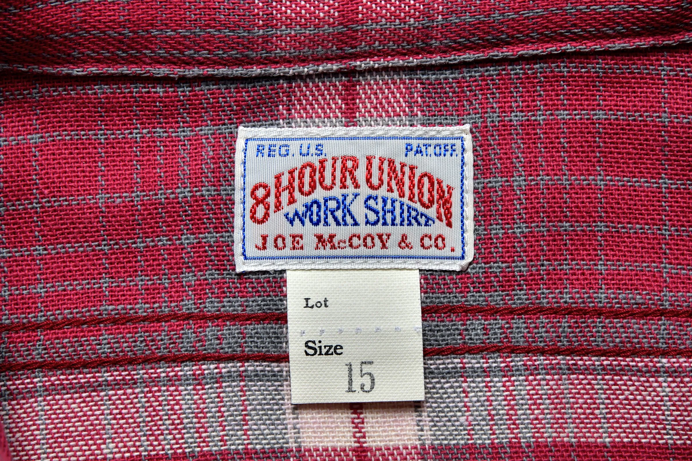 8HU OMBRE CHECK SUMMER FLANNEL SHIRT sold by The Real McCoy's product image thumbnail 4