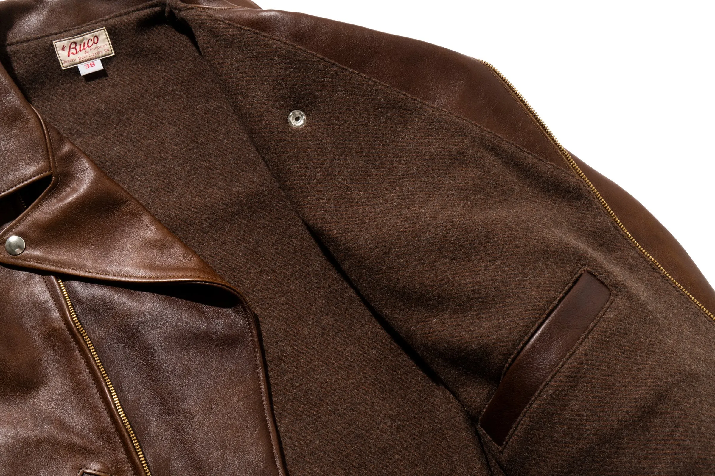 BUCO JH-1 JACKET / BROWN sold by The Real McCoy's product image thumbnail 4