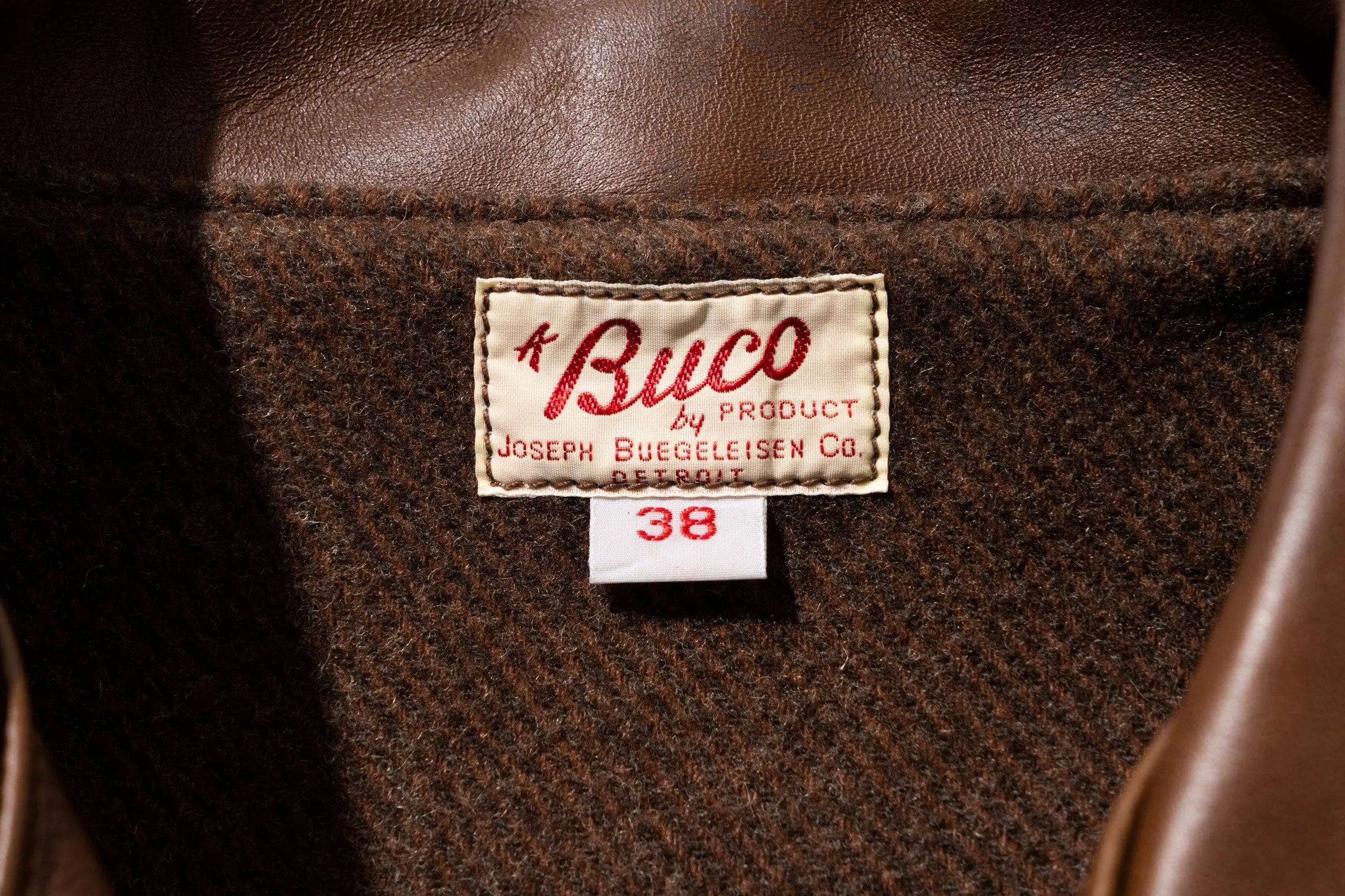 BUCO JH-1 JACKET / BROWN sold by The Real McCoy's product image thumbnail 5