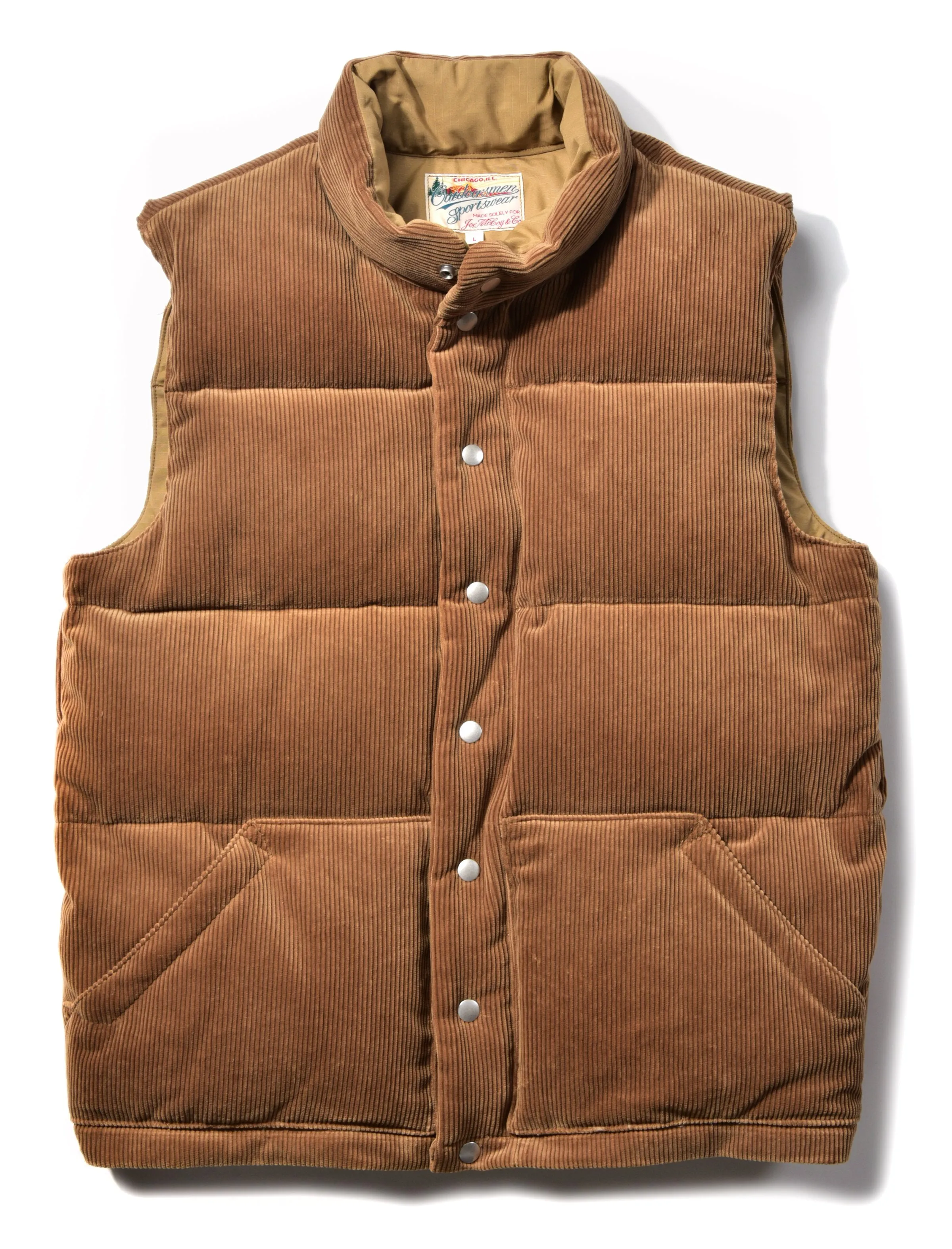 CORDUROY DOWN VEST sold by The Real McCoy's product image thumbnail 2