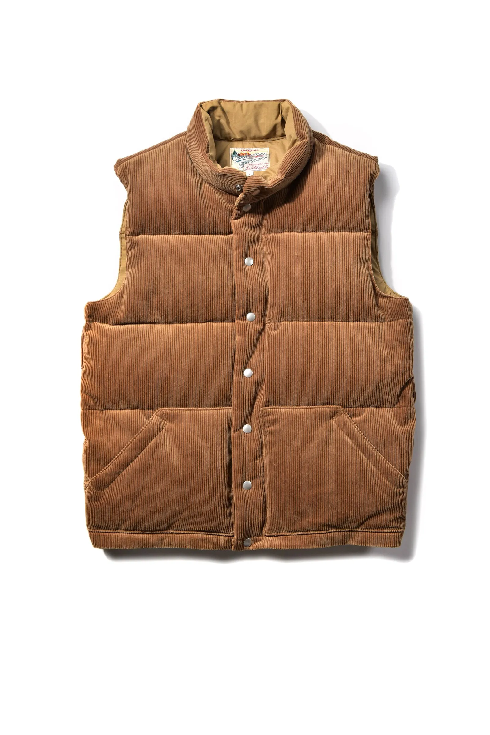 CORDUROY DOWN VEST sold by The Real McCoy's