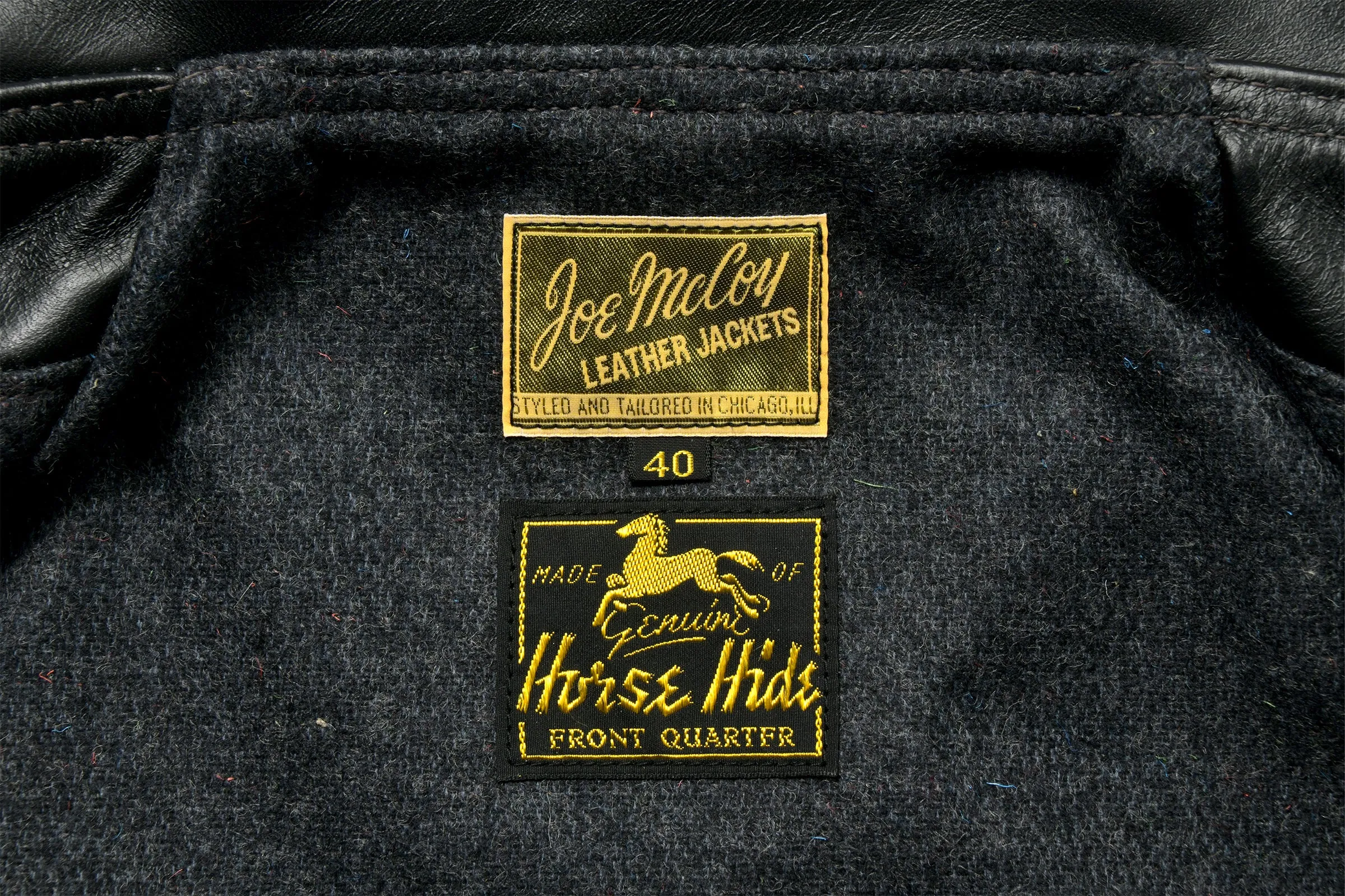 HORSEHIDE CAR COAT sold by The Real McCoy's product image thumbnail 4