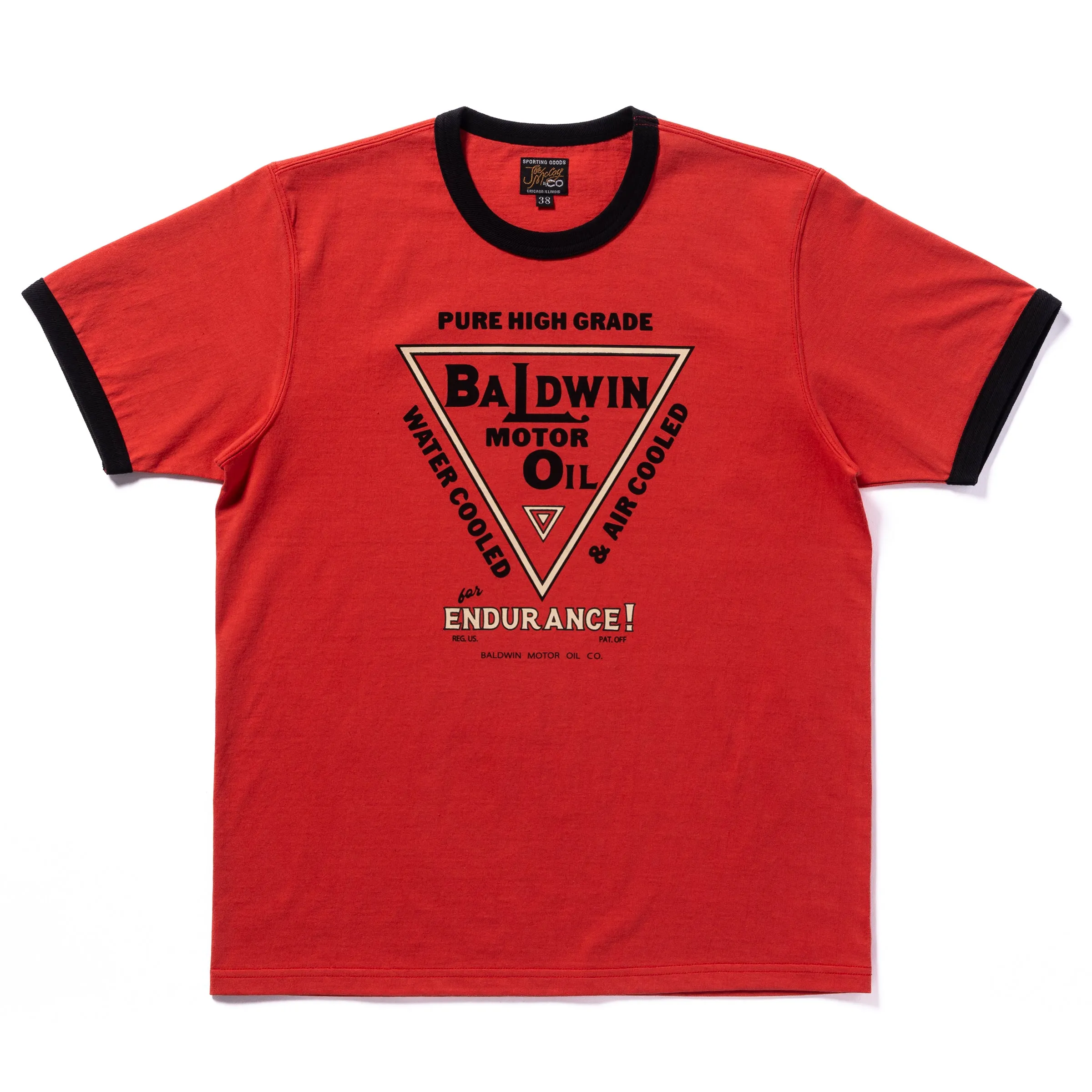 JOE MCCOY TEE / BALDWIN MOTOR OIL sold by The Real McCoy's product image thumbnail 2