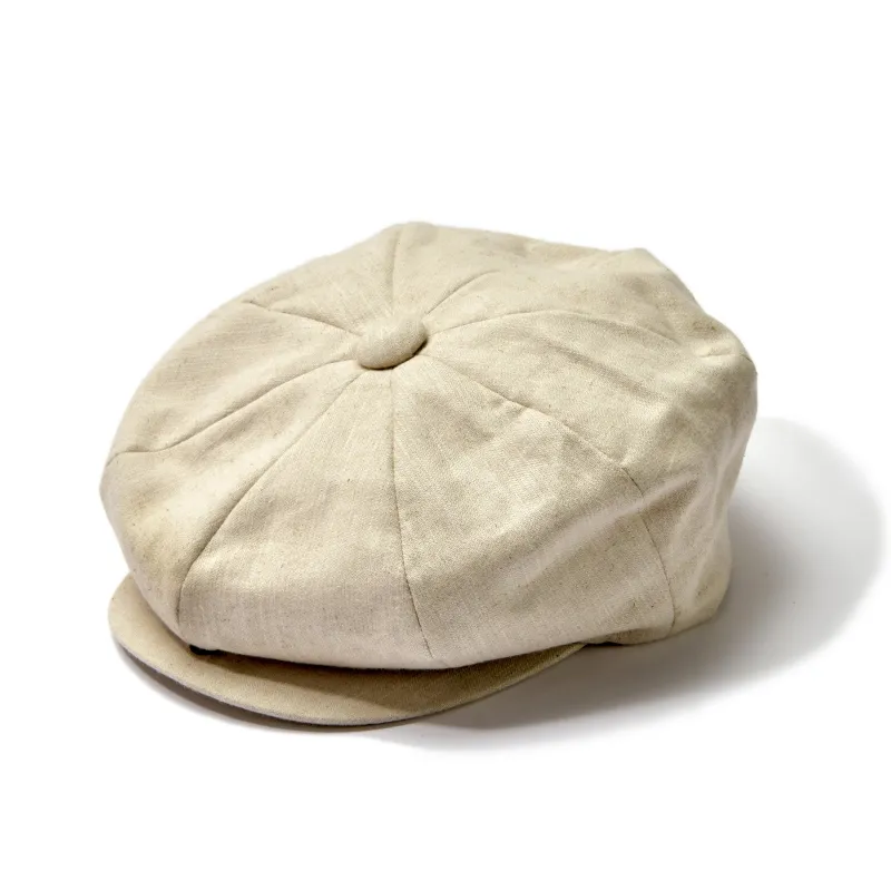 LINEN NEWSBOY CAP made by The Real McCoy's