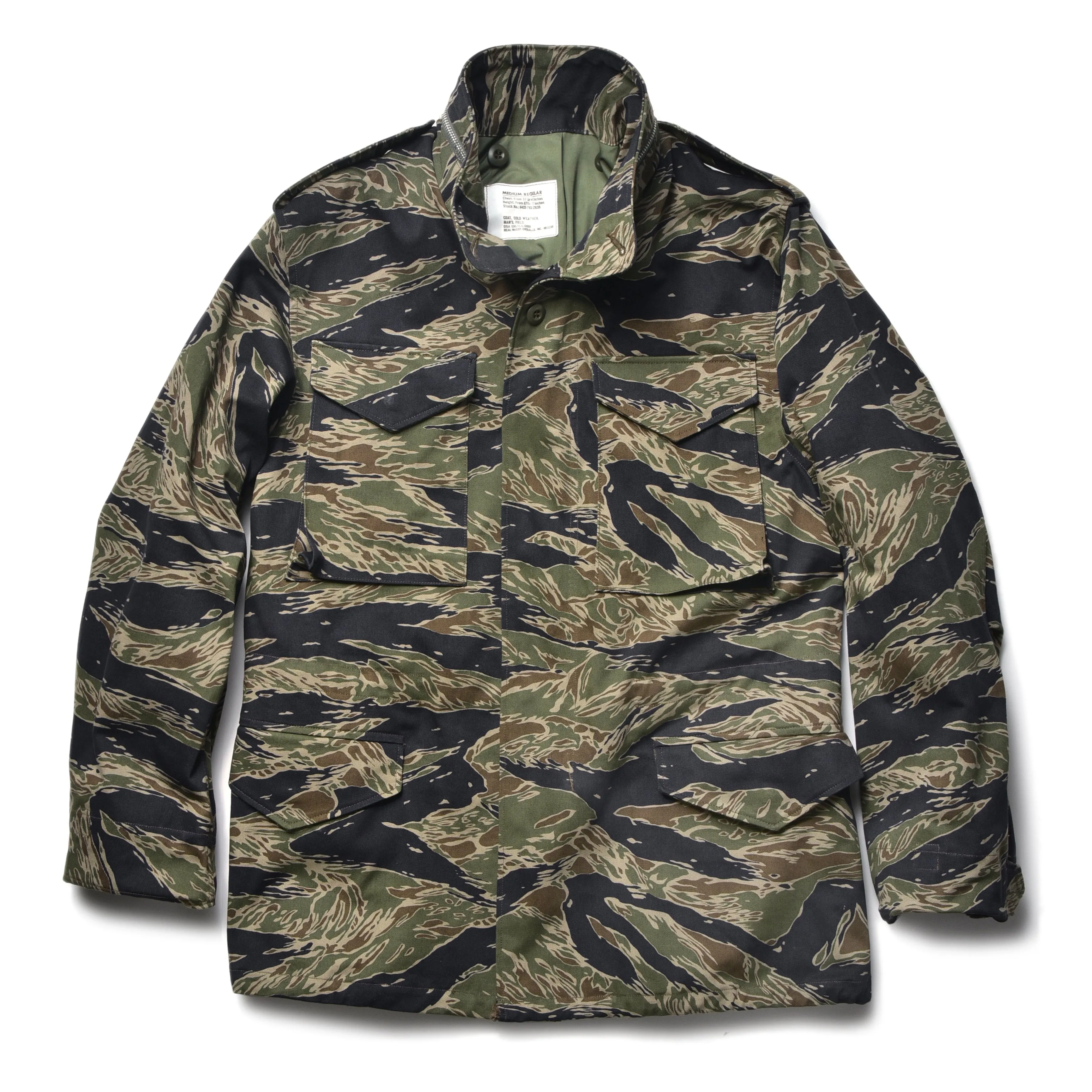 M-65 FIELD COAT / TIGER CAMOUFLAGE, TAD POLE sold by The Real McCoy's product image thumbnail 2