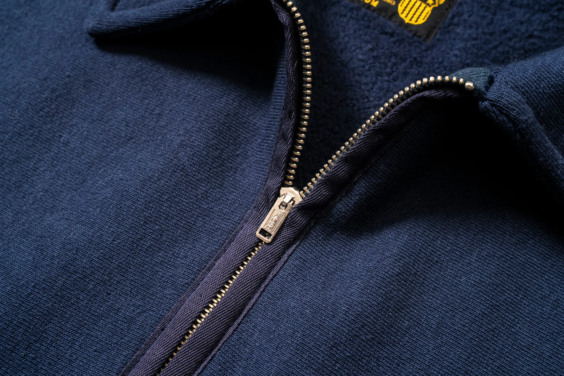 MILITARY 1/4 ZIP SWEATSHIRT / PLAIN sold by The Real McCoy's product image thumbnail 4