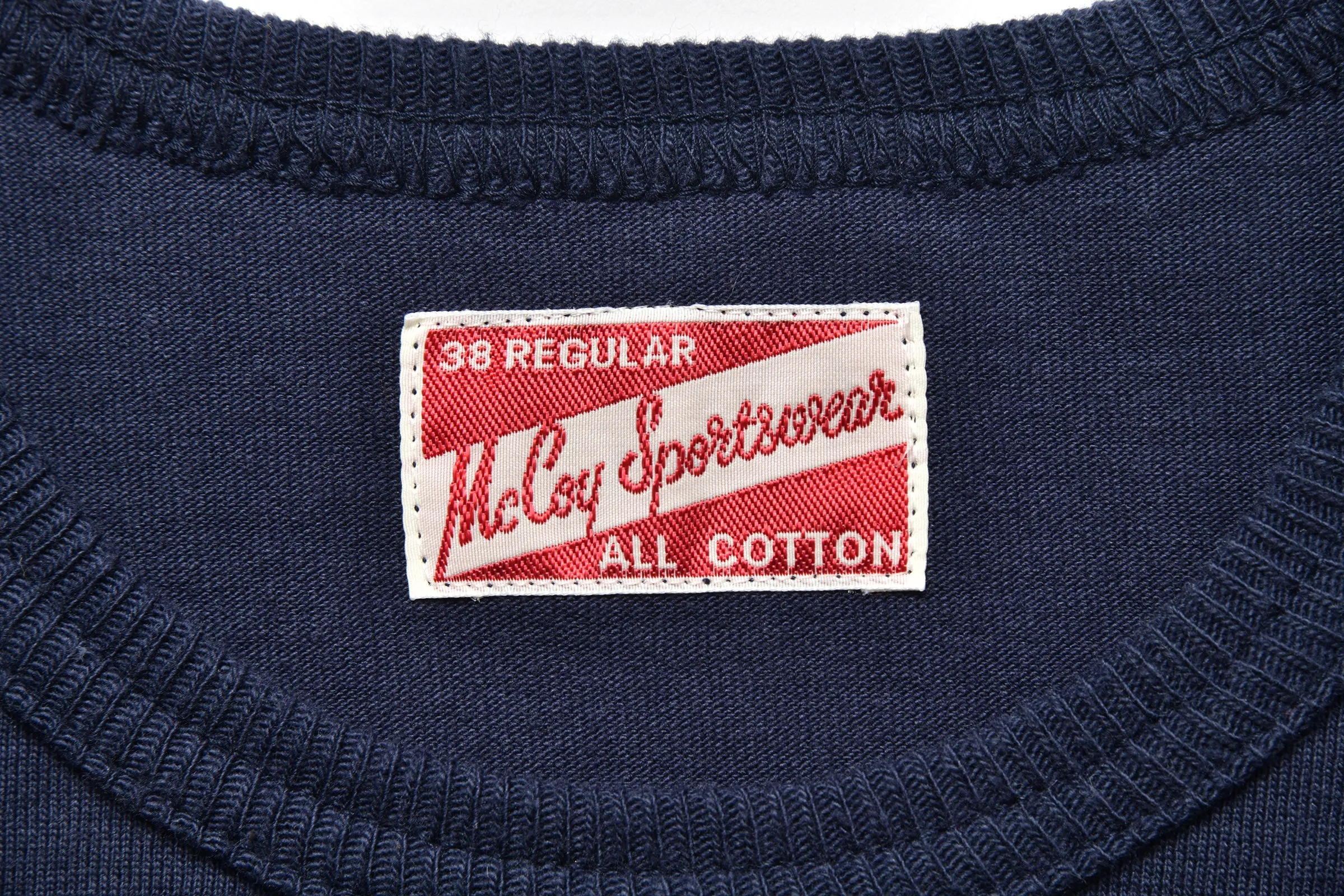 MILITARY ATHLETIC TEE / NAVY 76 sold by The Real McCoy's product image thumbnail 4