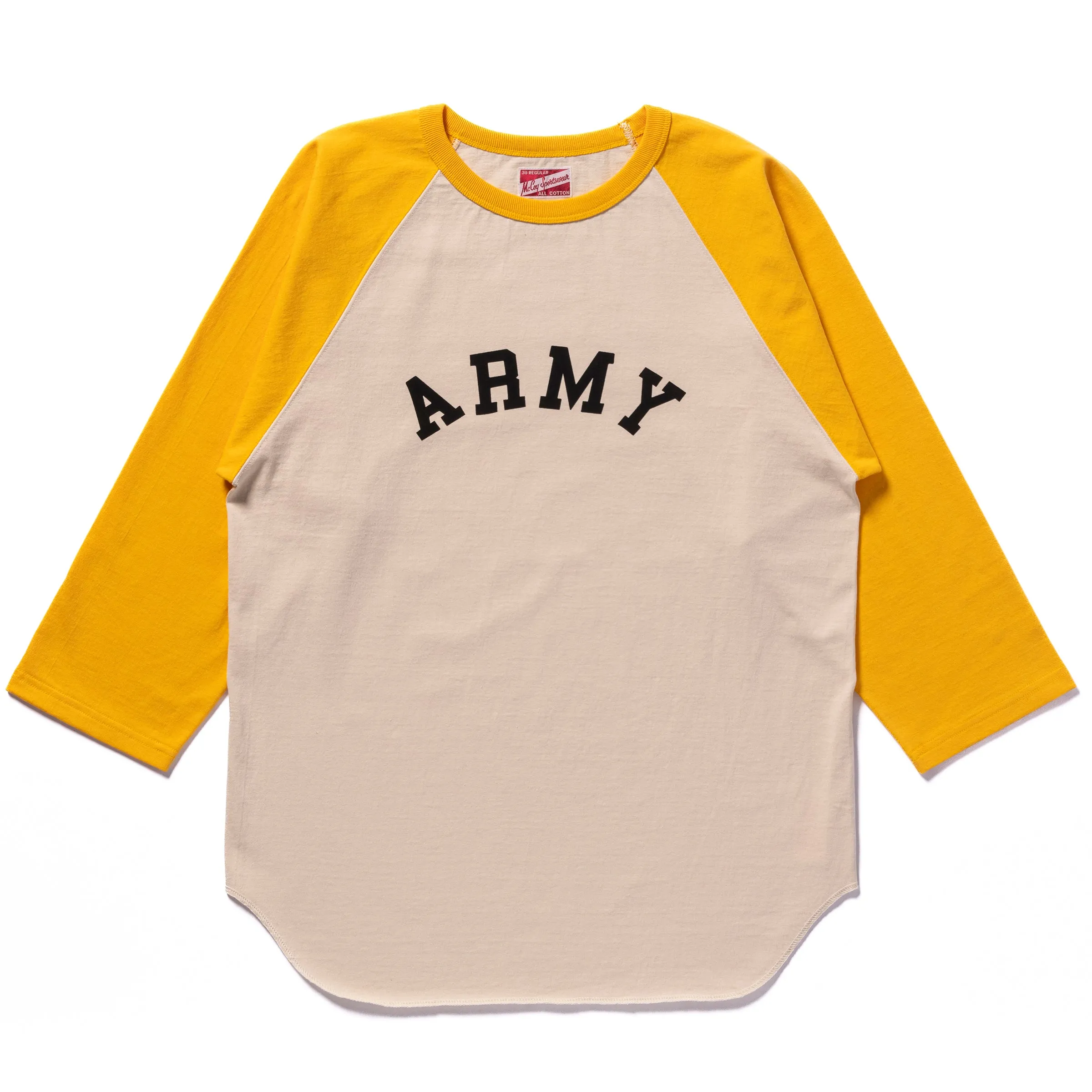 MILITARY BASEBALL TEE / ARMY sold by The Real McCoy's